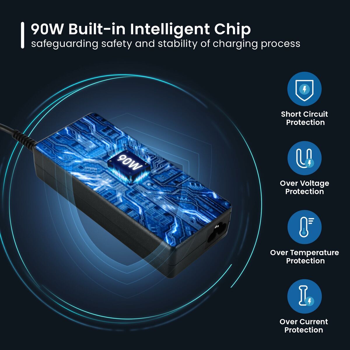 Laptop Charger Ewent ew3969 90 W