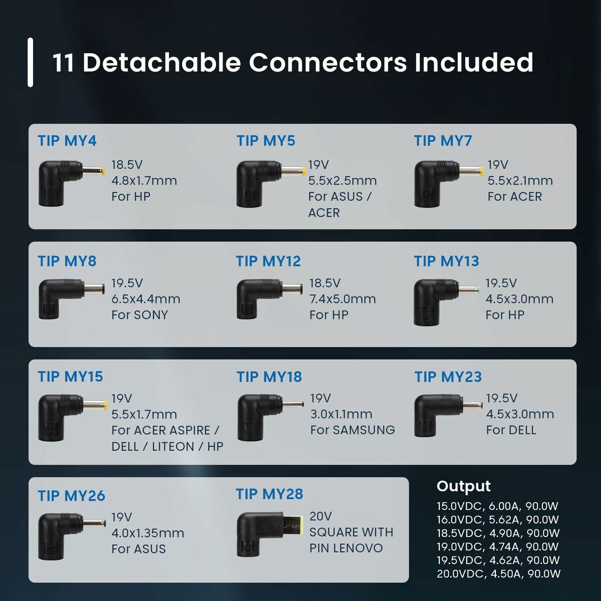 Laptop Charger Ewent ew3969 90 W