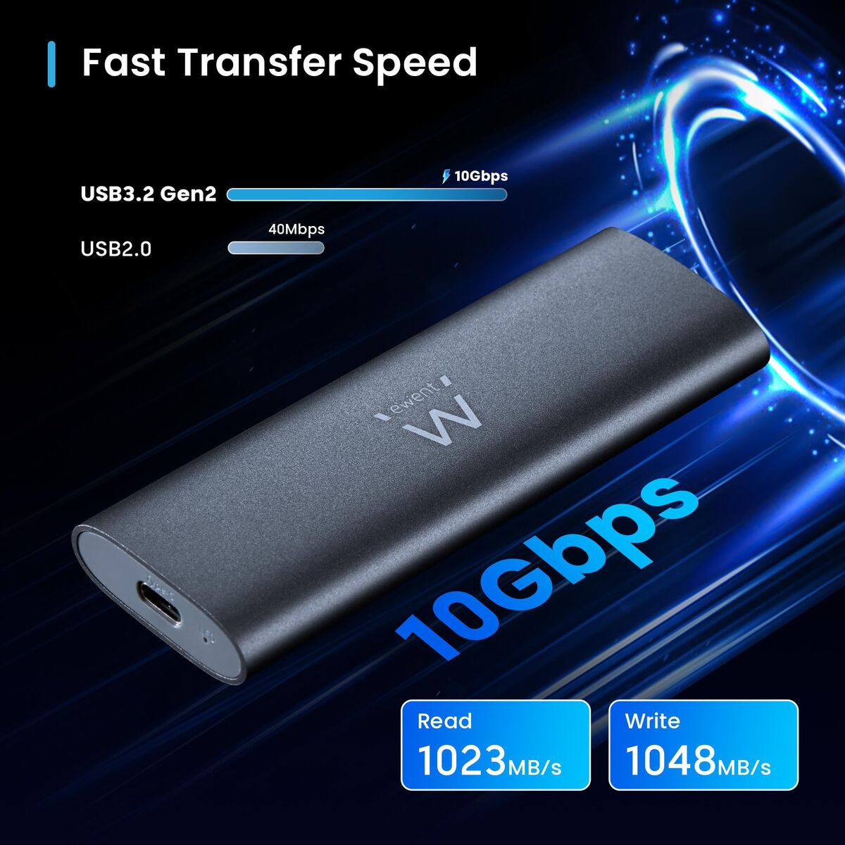 External Hard Drive Ewent EW7060 Grey