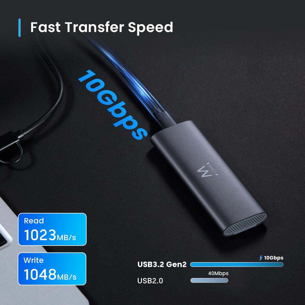 External Hard Drive Ewent EW7061 Grey