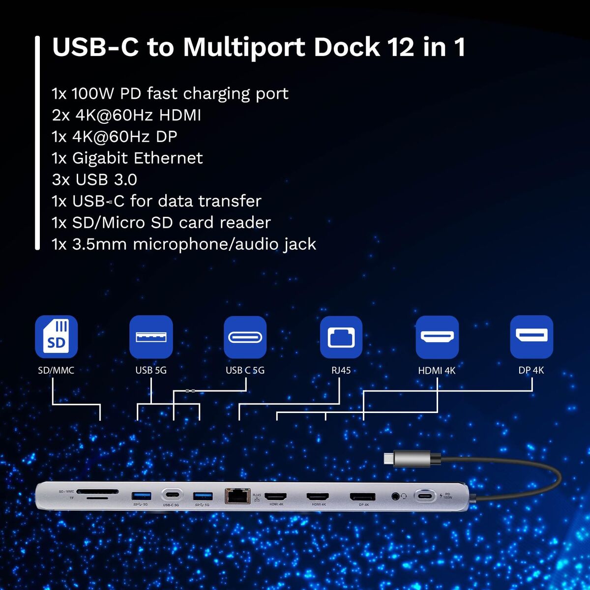 USB Hub Ewent EW1150 Grey