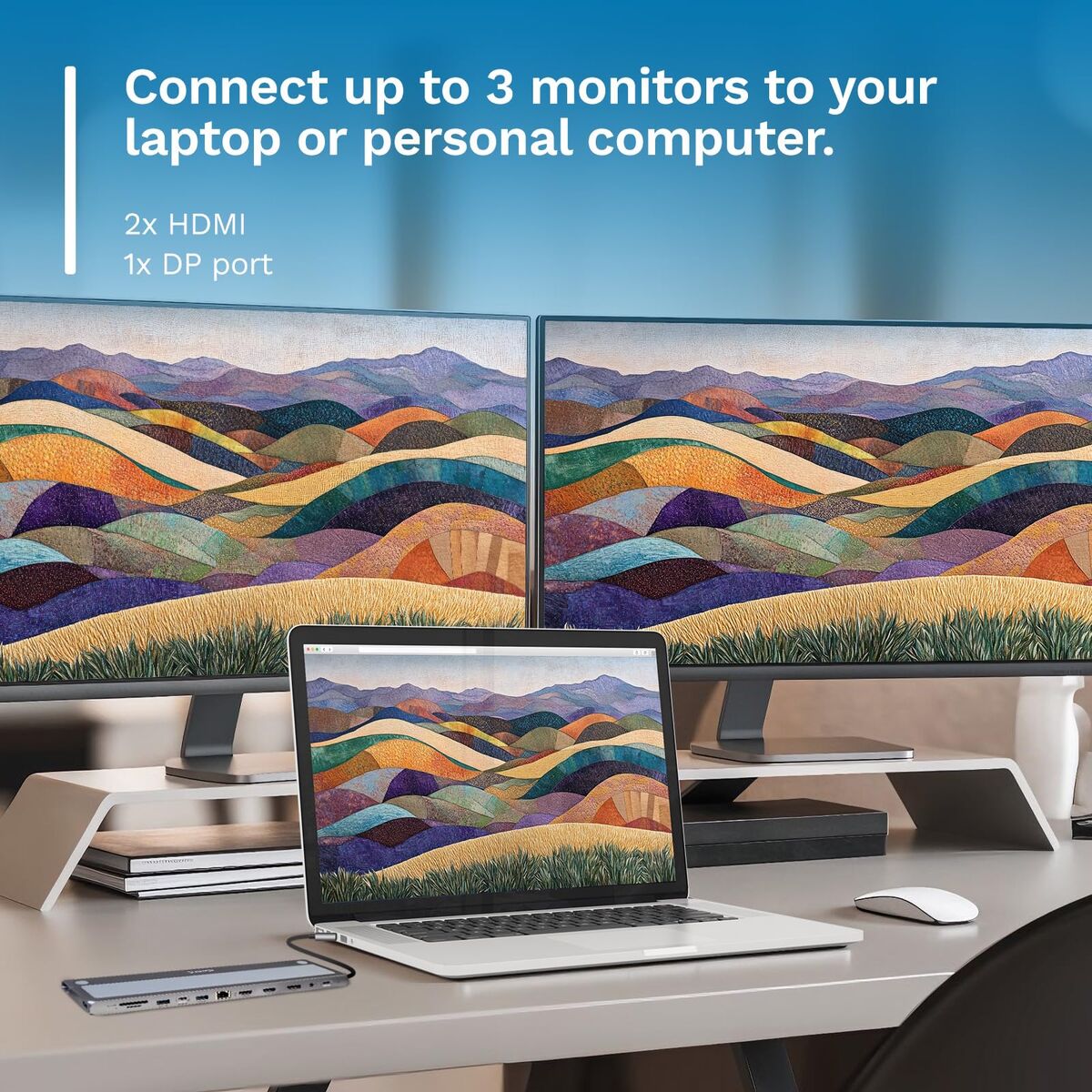 USB Hub Ewent EW1150 Grey