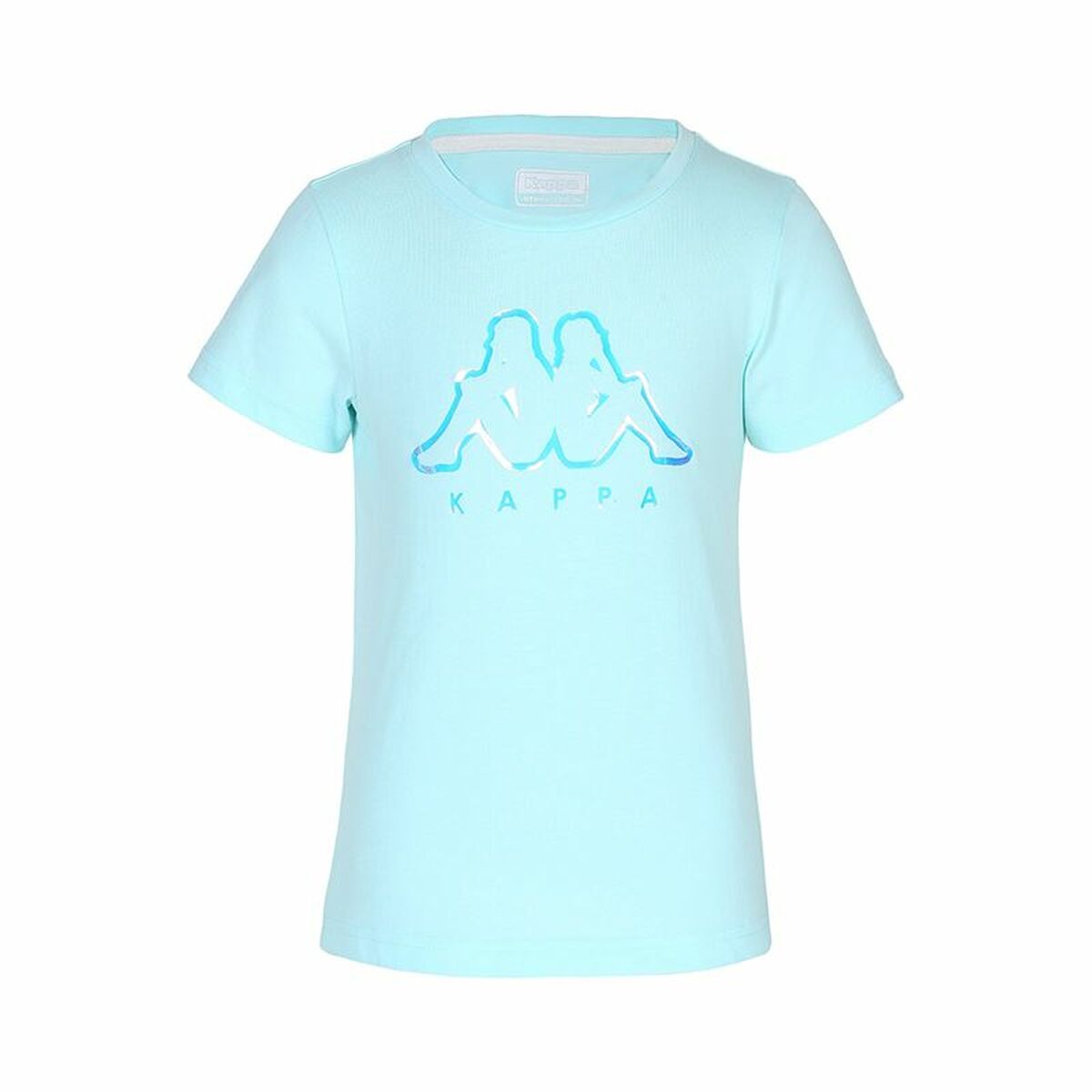 Child’s Short Sleeve T-Shirt Kappa Quissy Blue Aquamarine