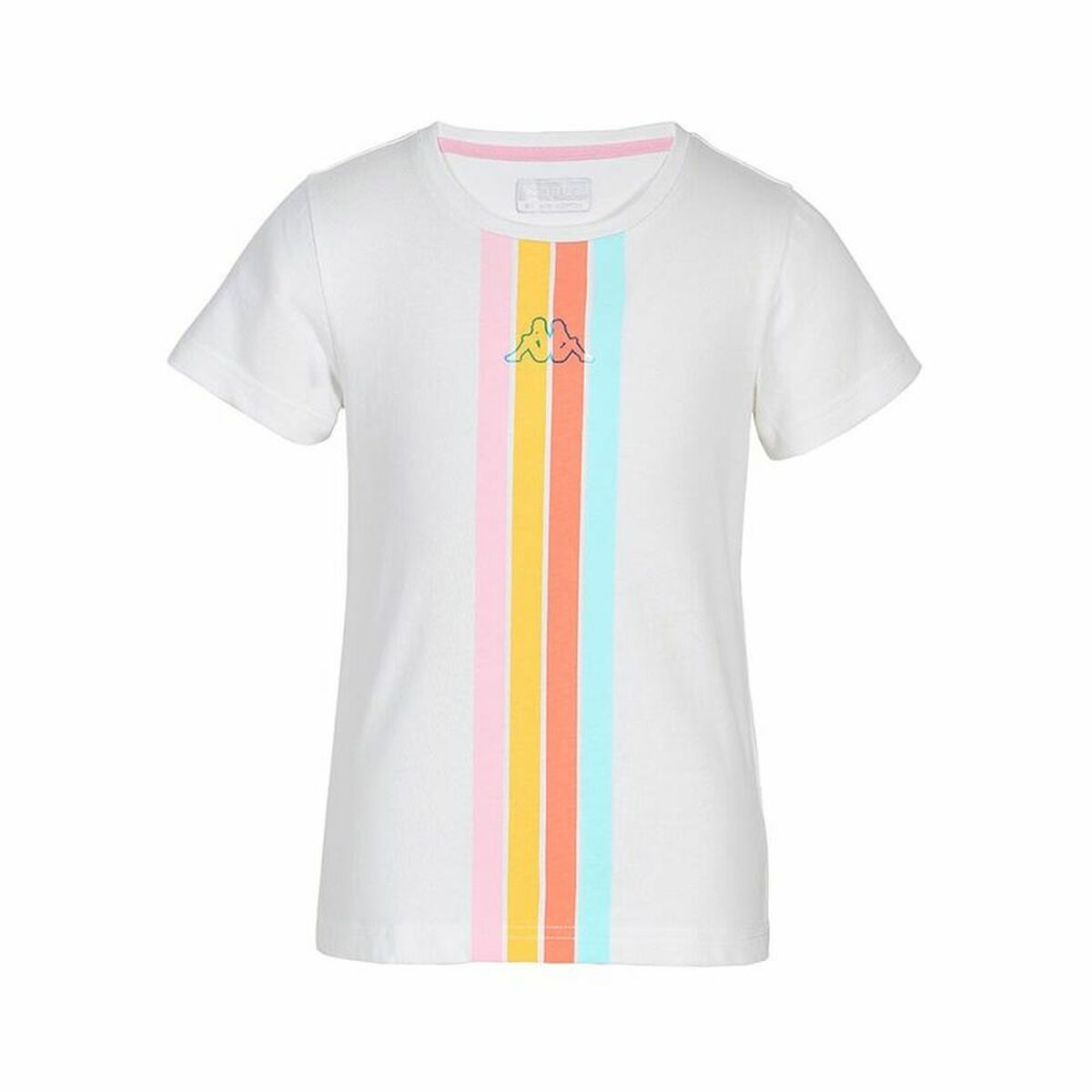 Child’s Short Sleeve T-Shirt Kappa Quome K White