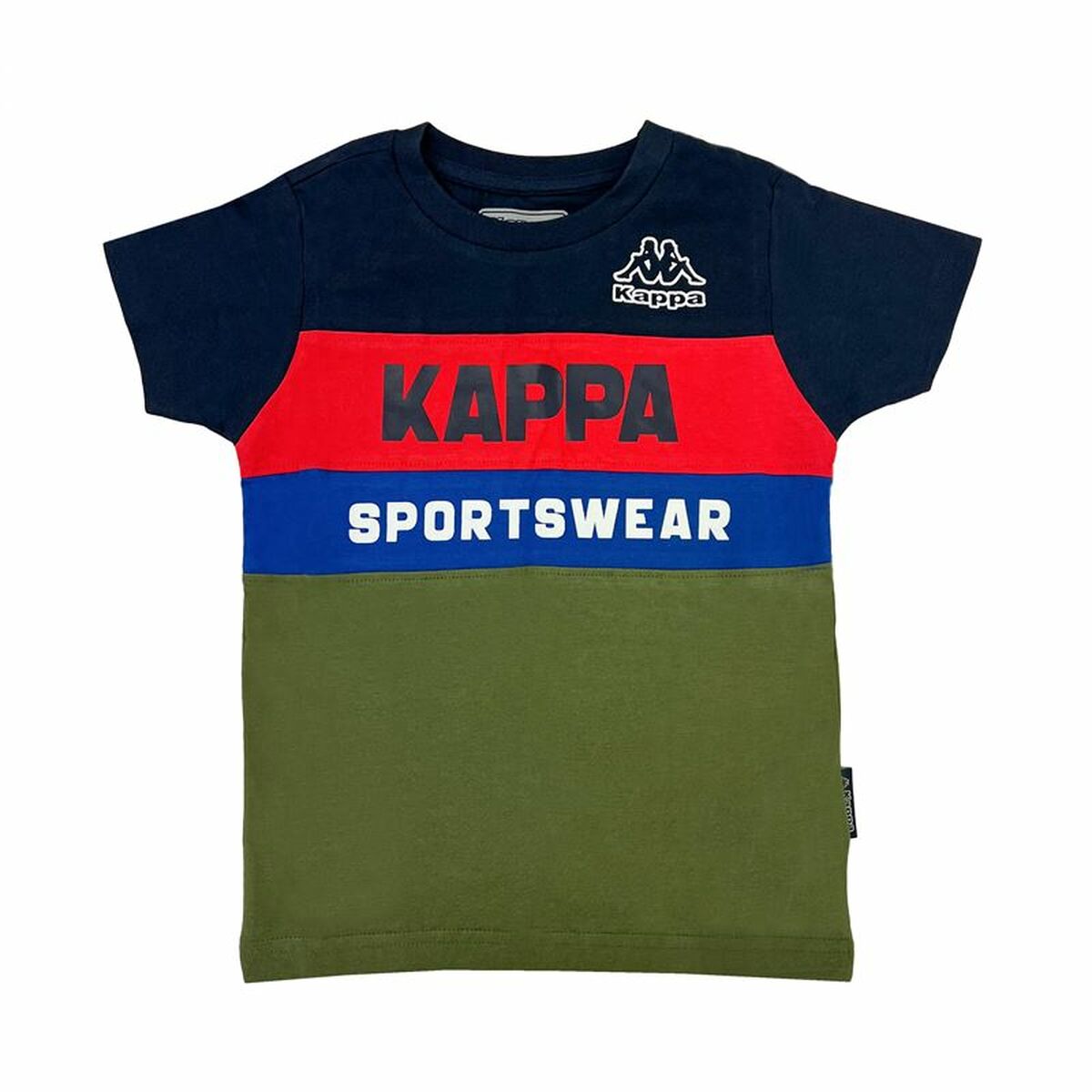 Child’s Short Sleeve T-Shirt Kappa 8036M00058 Dark blue