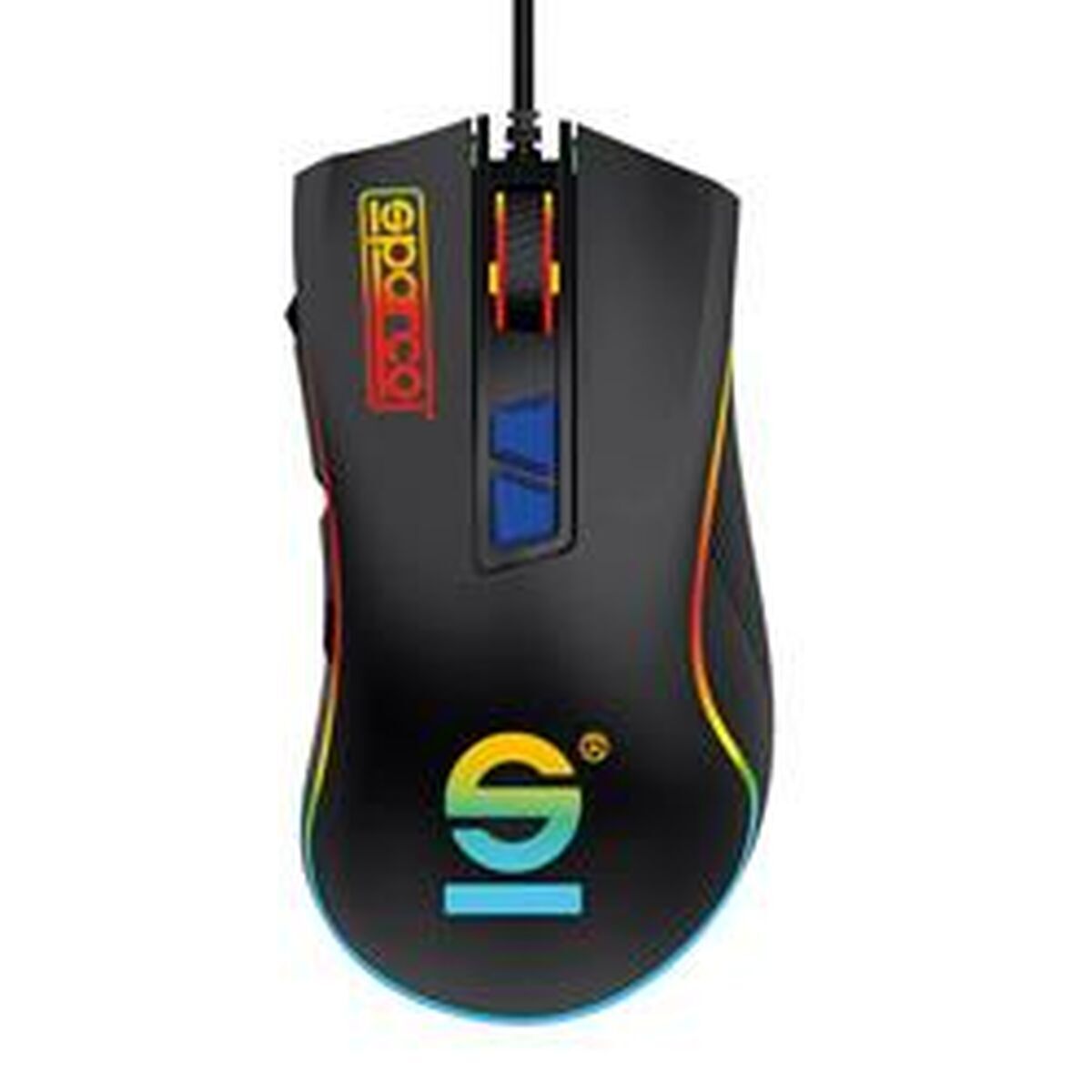 Mouse Sparco SPMOUSEPRO Black 1,5 m