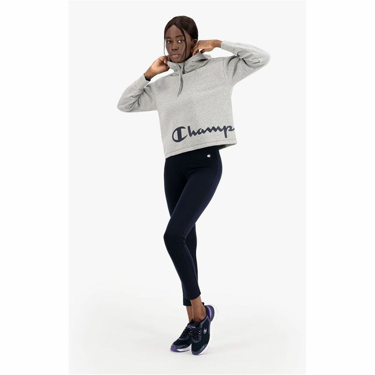 Sport leggings for Women Champion C Logo Stretch Dark blue XS