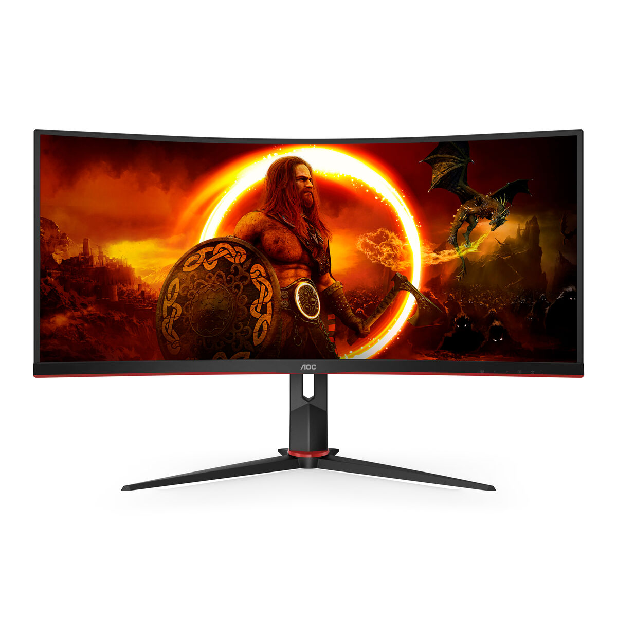 Monitor AOC CU34G2XP/BK UltraWide Quad HD 34″