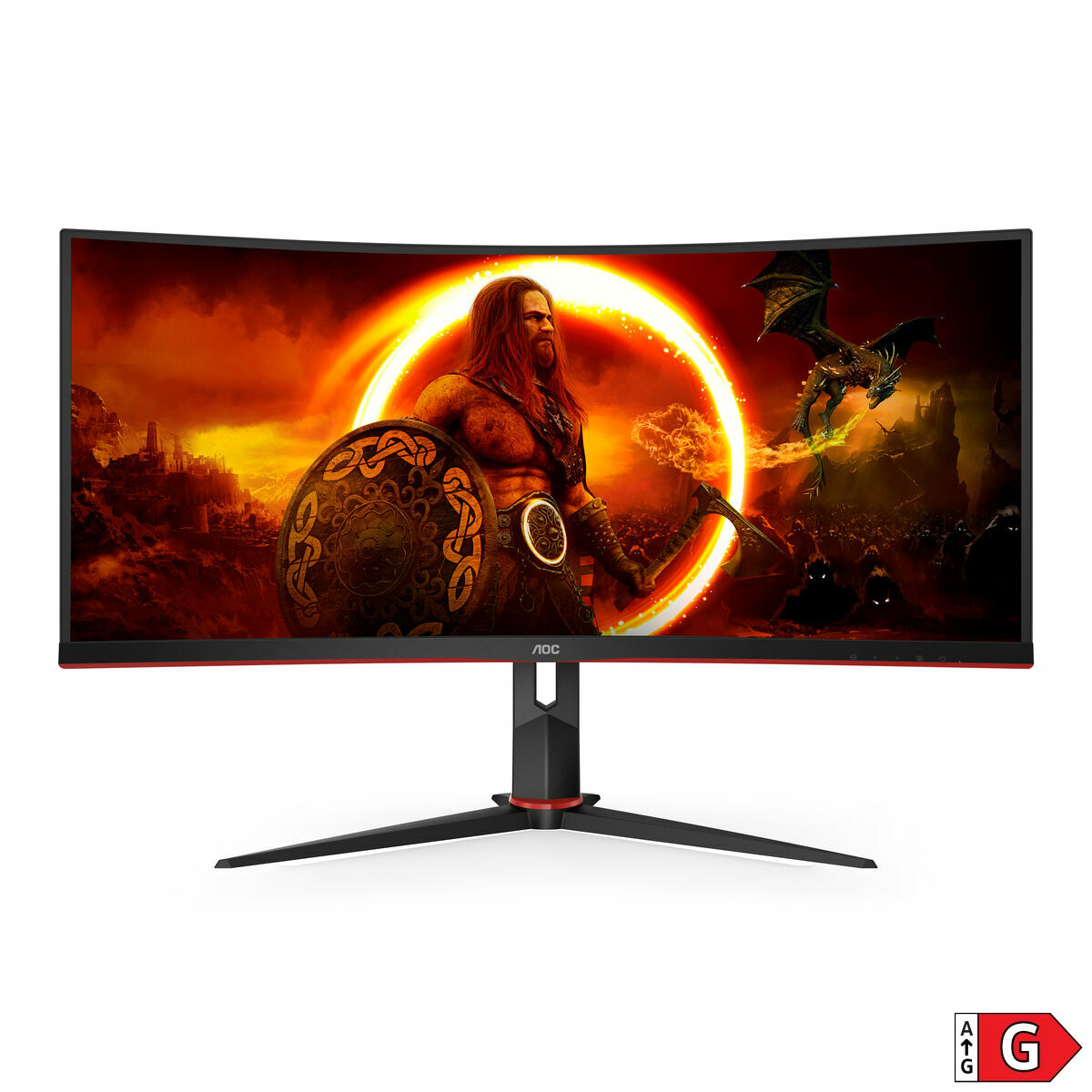 Monitor AOC CU34G2XP/BK UltraWide Quad HD 34″