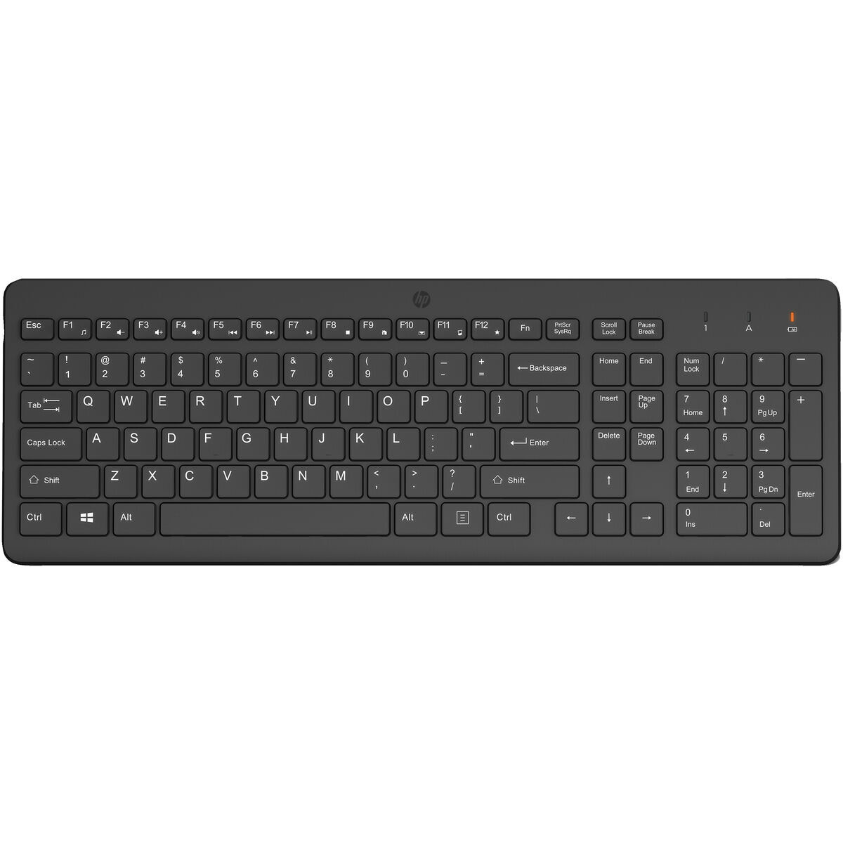 Wireless Keyboard HP 225 Black Spanish Qwerty QWERTY Wireless Keyboard HP 225 Black Spanish Qwerty QWERTY