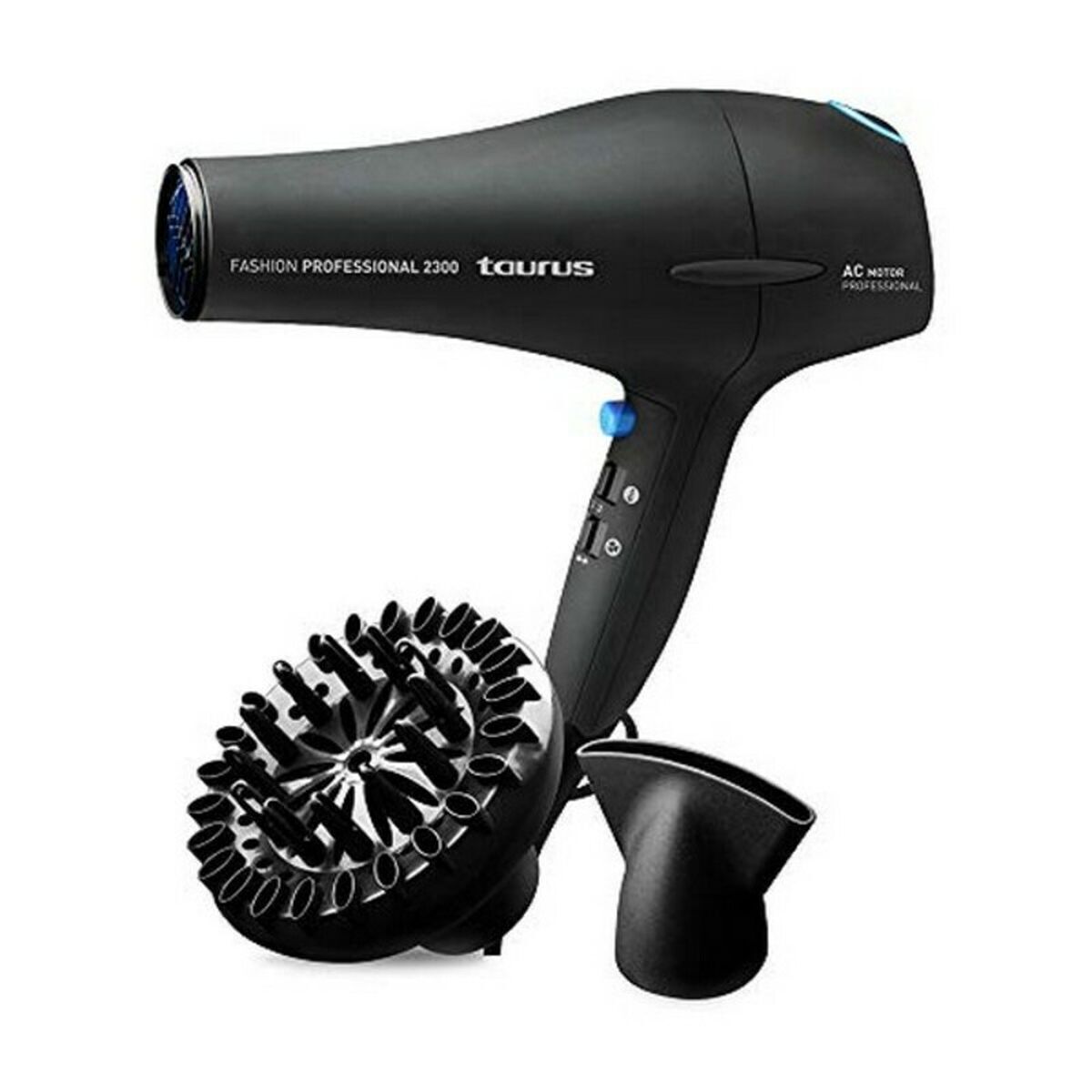 Hairdryer Taurus FASHION 2300 PR Black 2300 W Hairdryer Taurus FASHION 2300 PR Black 2300 W