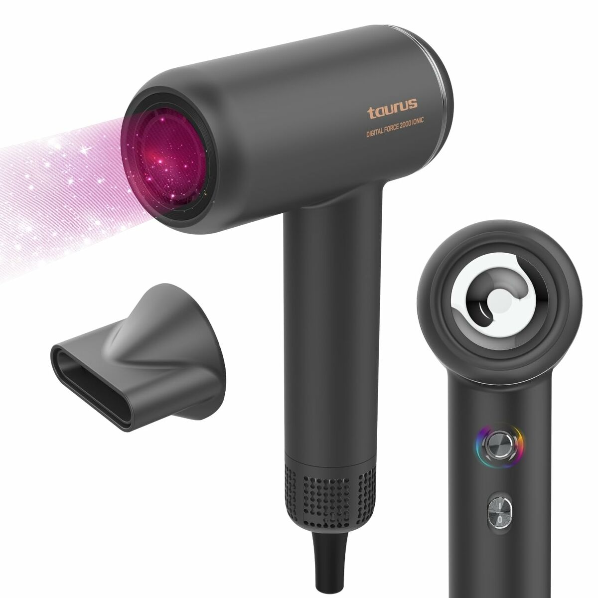 Hairdryer Taurus FORCE 2000 IONI Black 1800 W Hairdryer Taurus FORCE 2000 IONI Black 1800 W