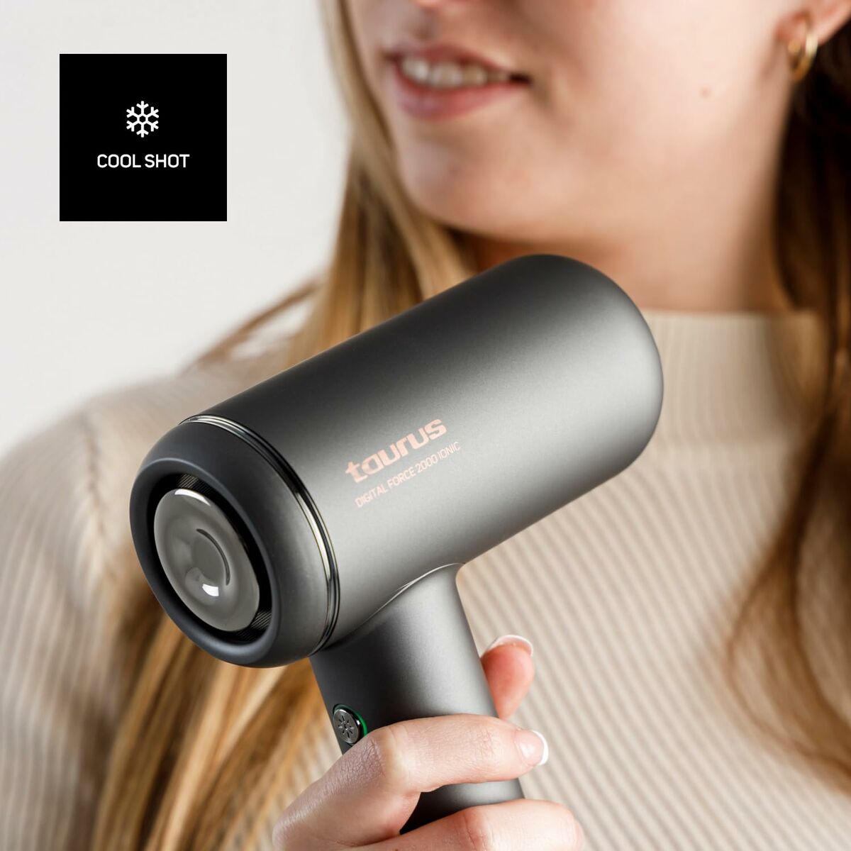 Hairdryer Taurus FORCE 2000 IONI Black 1800 W
