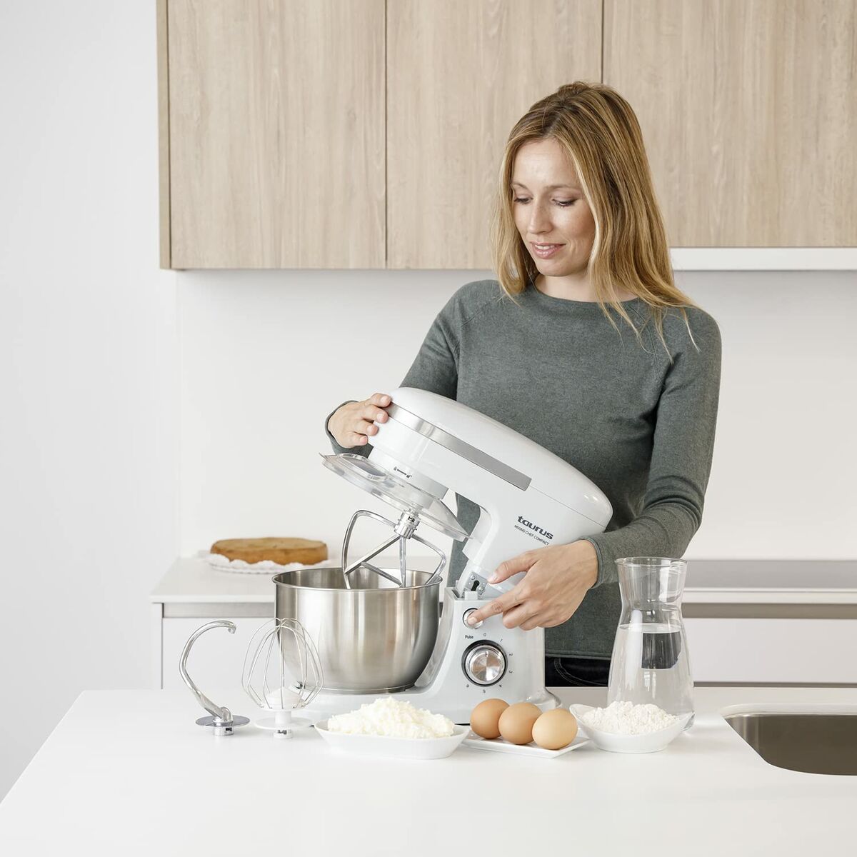 Blender/pastry Mixer Taurus MIXING CHEF1000 Blue 1000 W 4 L