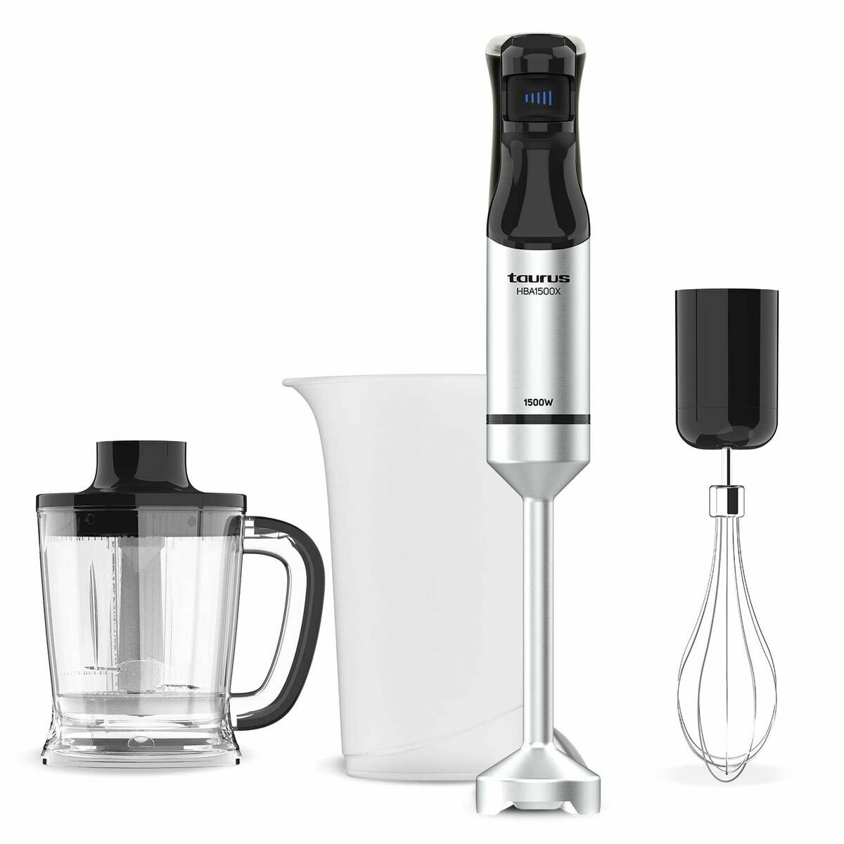 Hand-held Blender Taurus HBA1500X Black Silver 1500 W Hand-held Blender Taurus HBA1500X Black Silver 1500 W