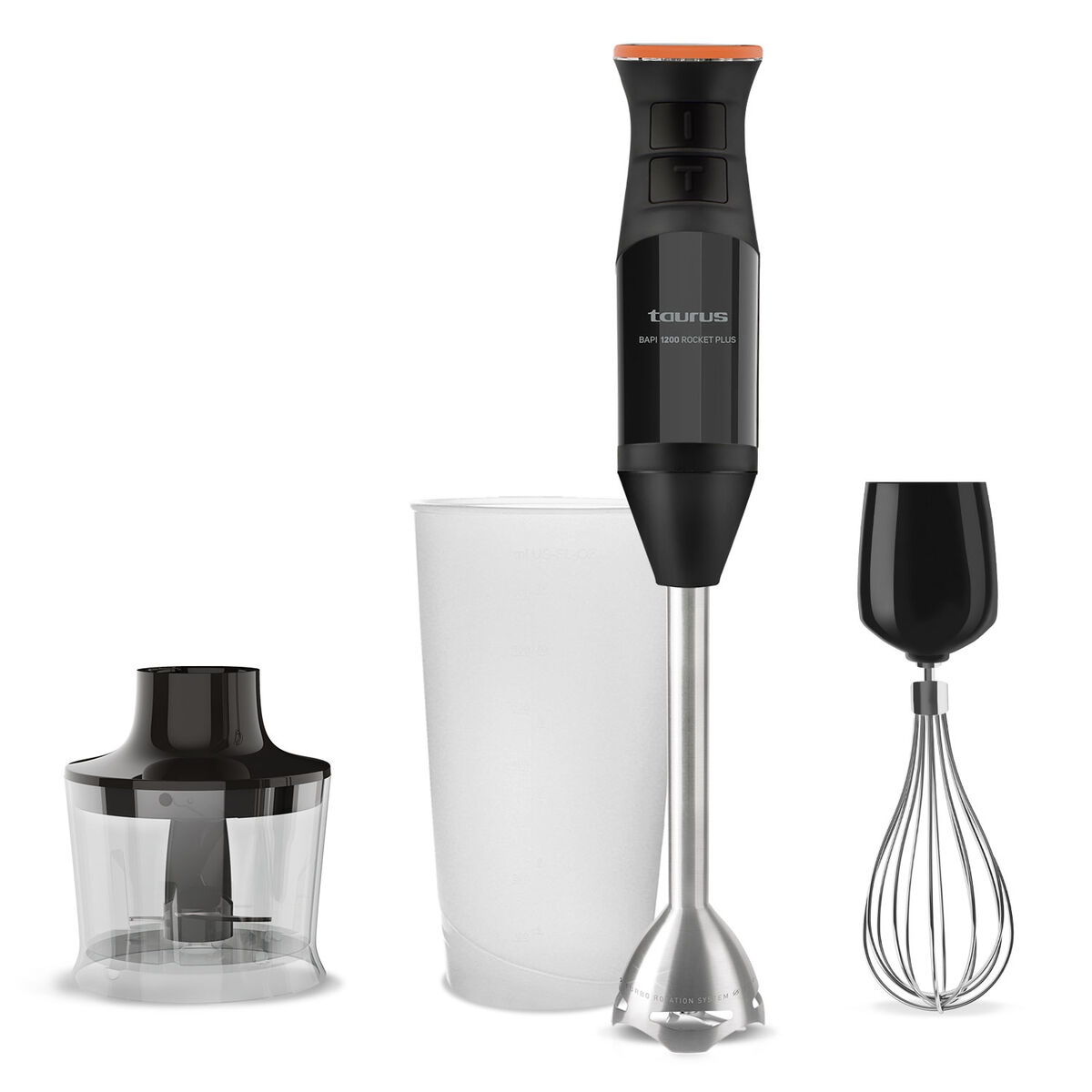 Hand-held Blender Taurus BAPI 1200 ROCKP Black 1200 W Hand-held Blender Taurus BAPI 1200 ROCKP Black 1200 W