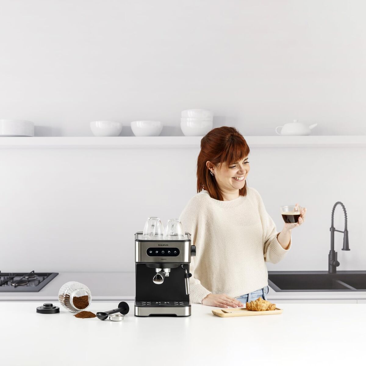Express Coffee Machine Taurus TRENTO Steel 1,5 L