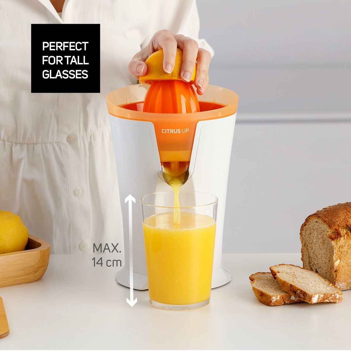 Electric Juicer Taurus CITRUS UP White Orange 200 ml