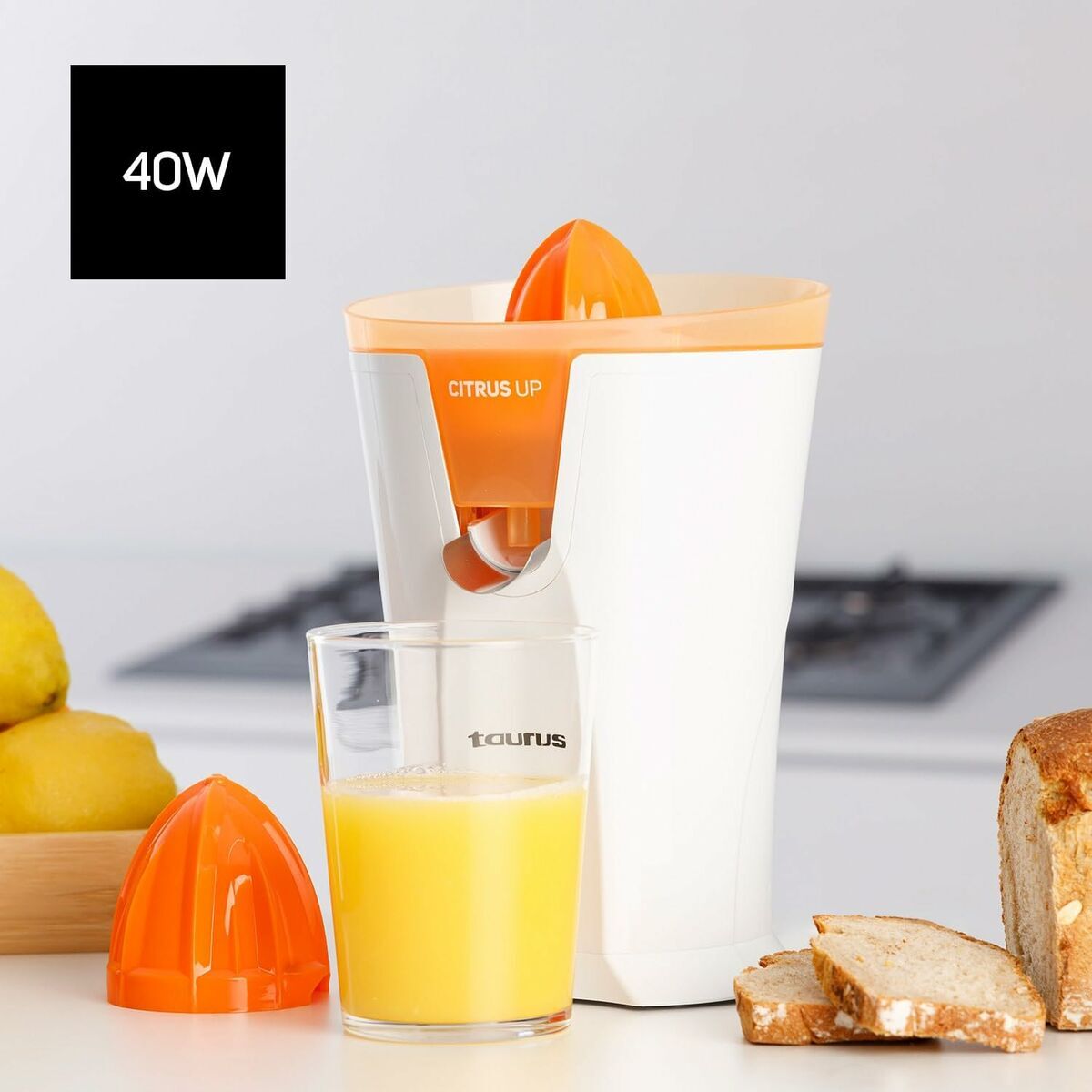 Electric Juicer Taurus CITRUS UP White Orange 200 ml