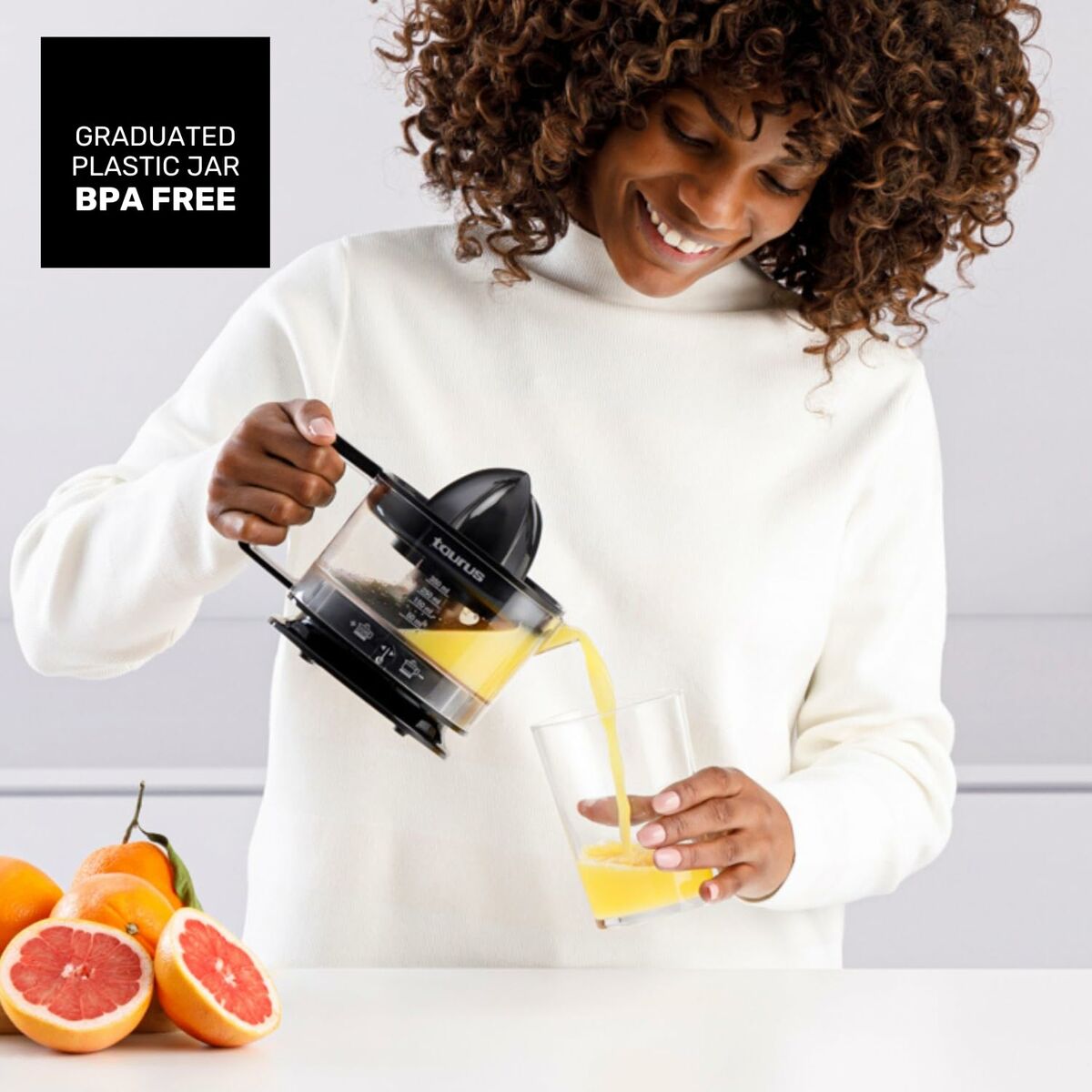 Electric Juicer Taurus TC350 NERO 25 W Black 350 ml