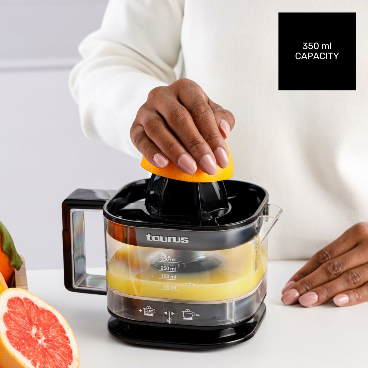 Electric Juicer Taurus TC350 NERO 25 W Black 350 ml