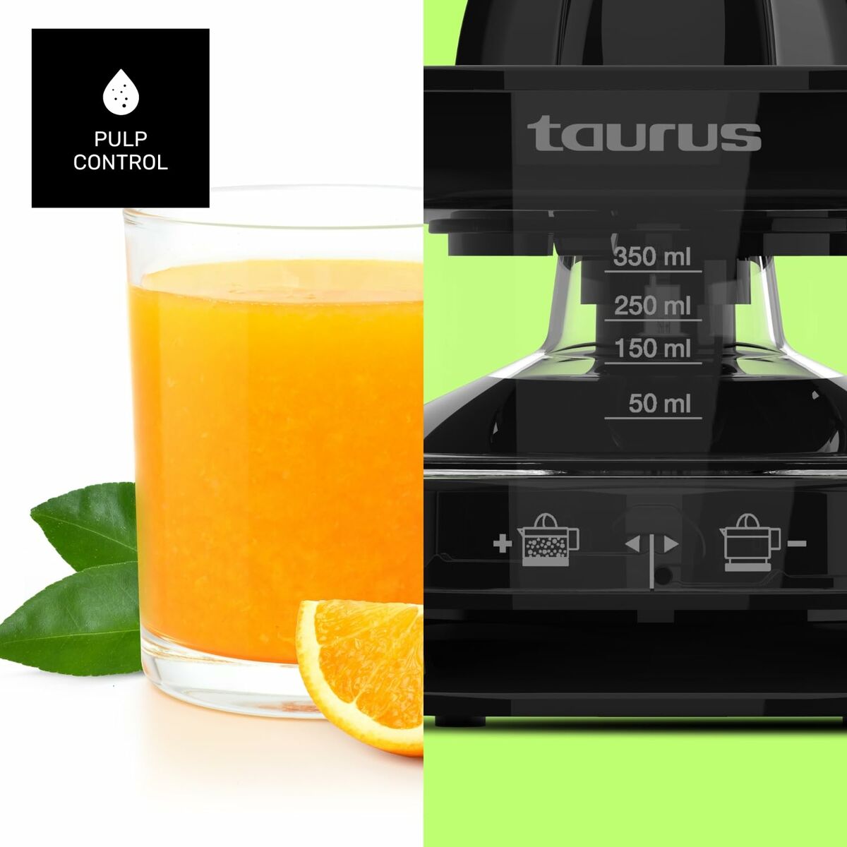 Electric Juicer Taurus TC350 NERO 25 W Black 350 ml