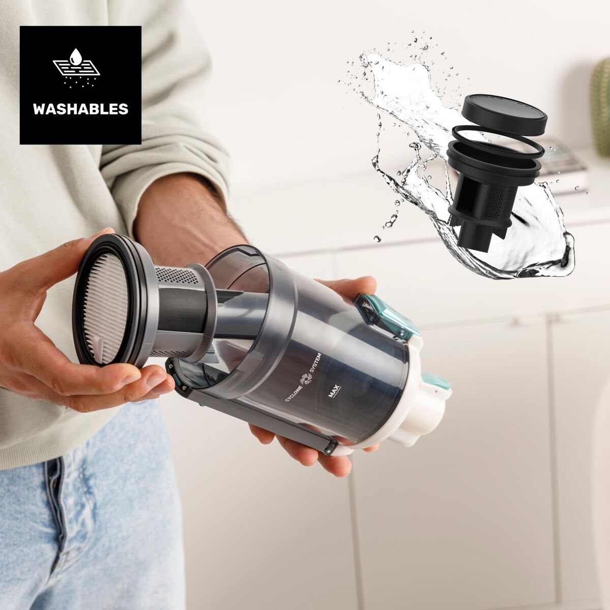 Stick Vacuum Cleaner Taurus NIMBUS PURE 165 W