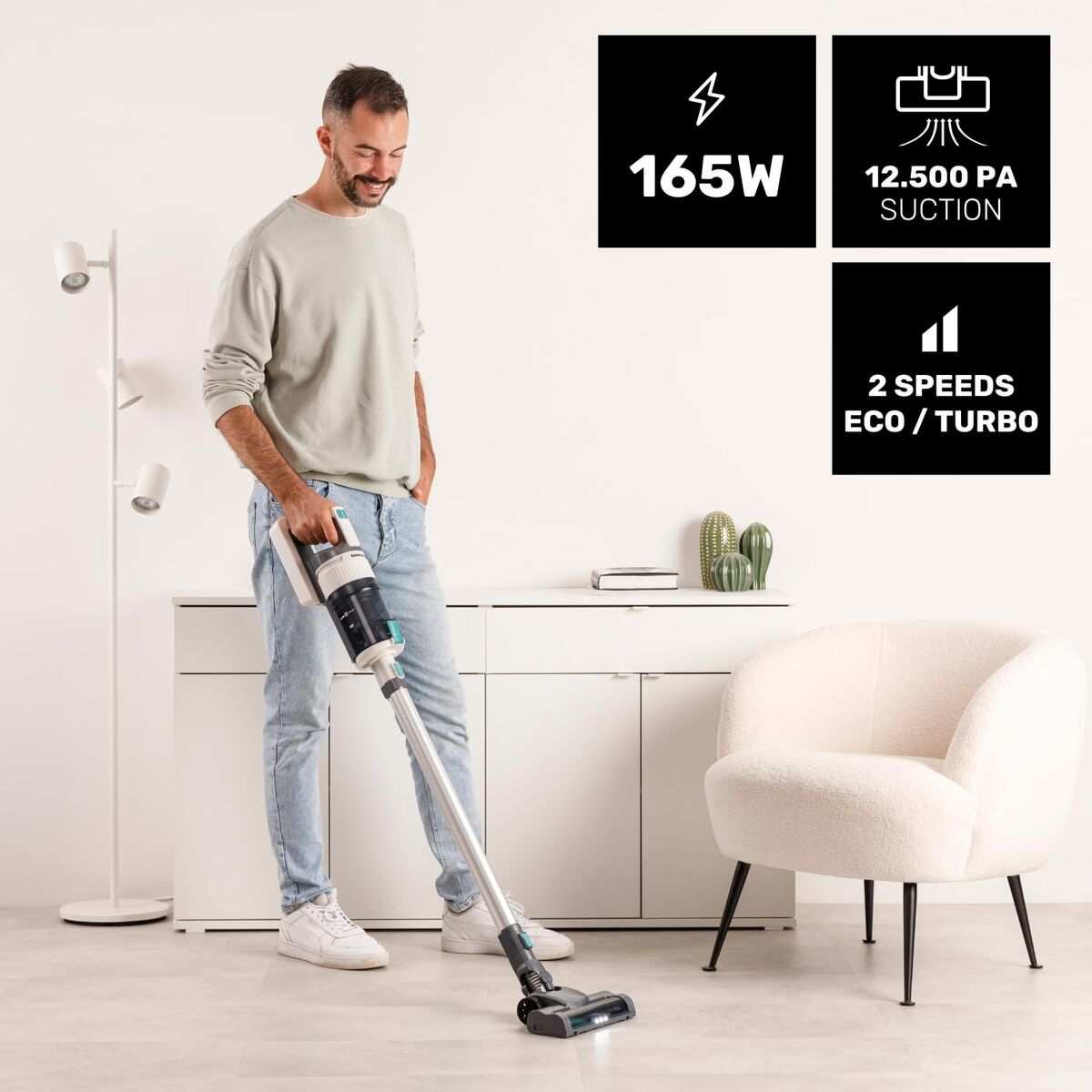 Stick Vacuum Cleaner Taurus NIMBUS PURE 165 W