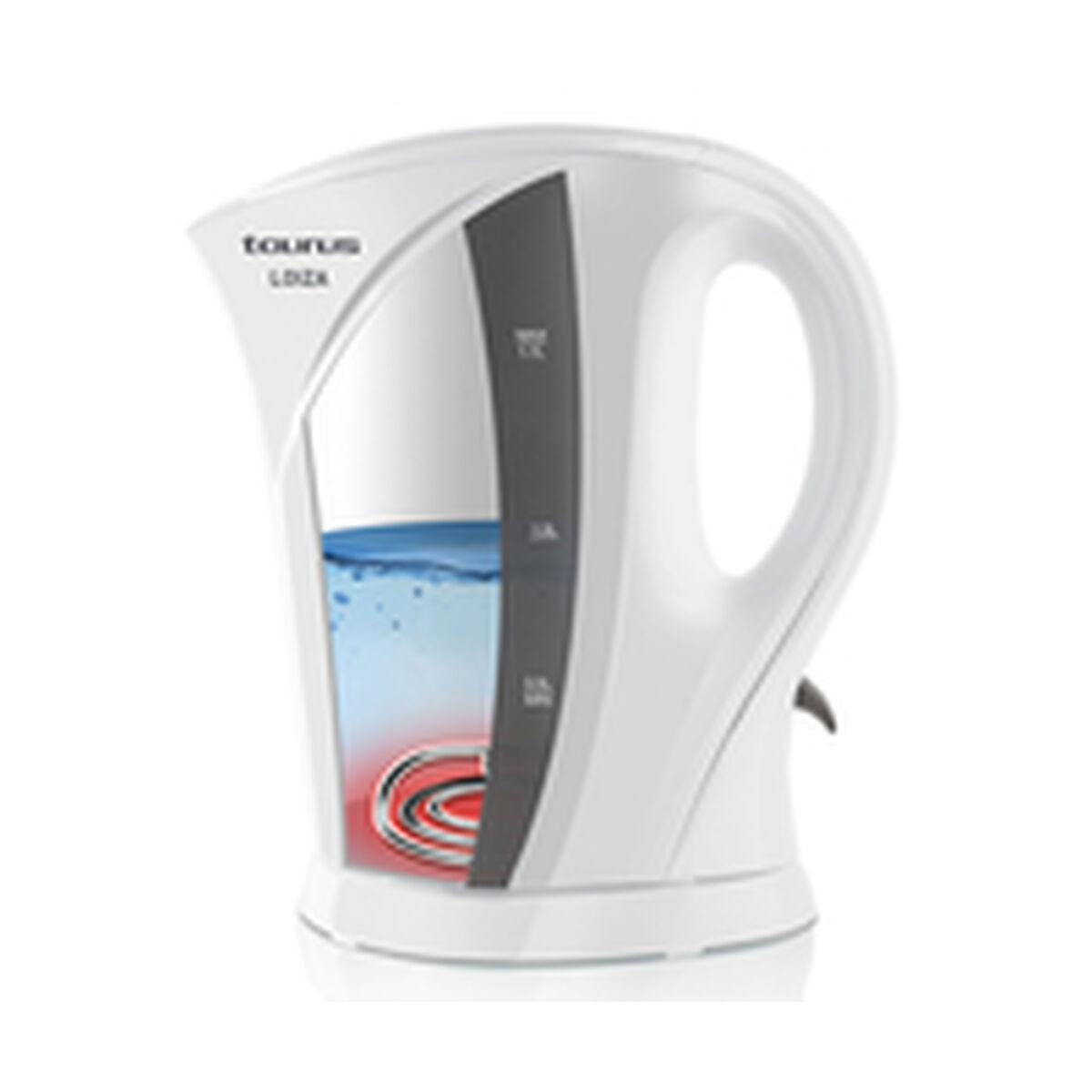 Kettle Taurus White Plastic 2200 W 1,7 L