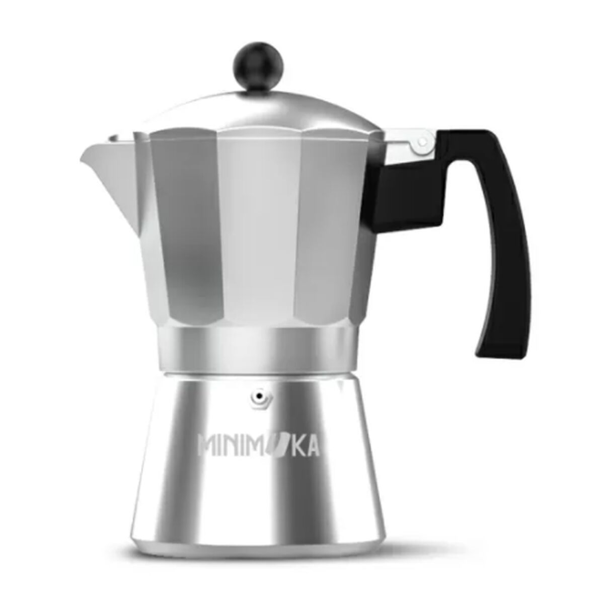 Italian Coffee Pot Taurus KCP9006 6T Silver Stainless steel Aluminium 6 Cups Italian Coffee Pot Taurus KCP9006 6T Silver Stainless steel Aluminium 6 Cups