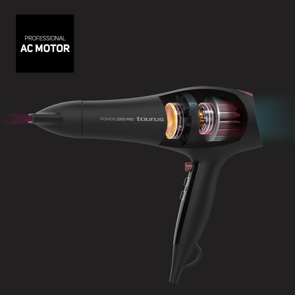 Hairdryer Taurus 990388000 2200 W Black