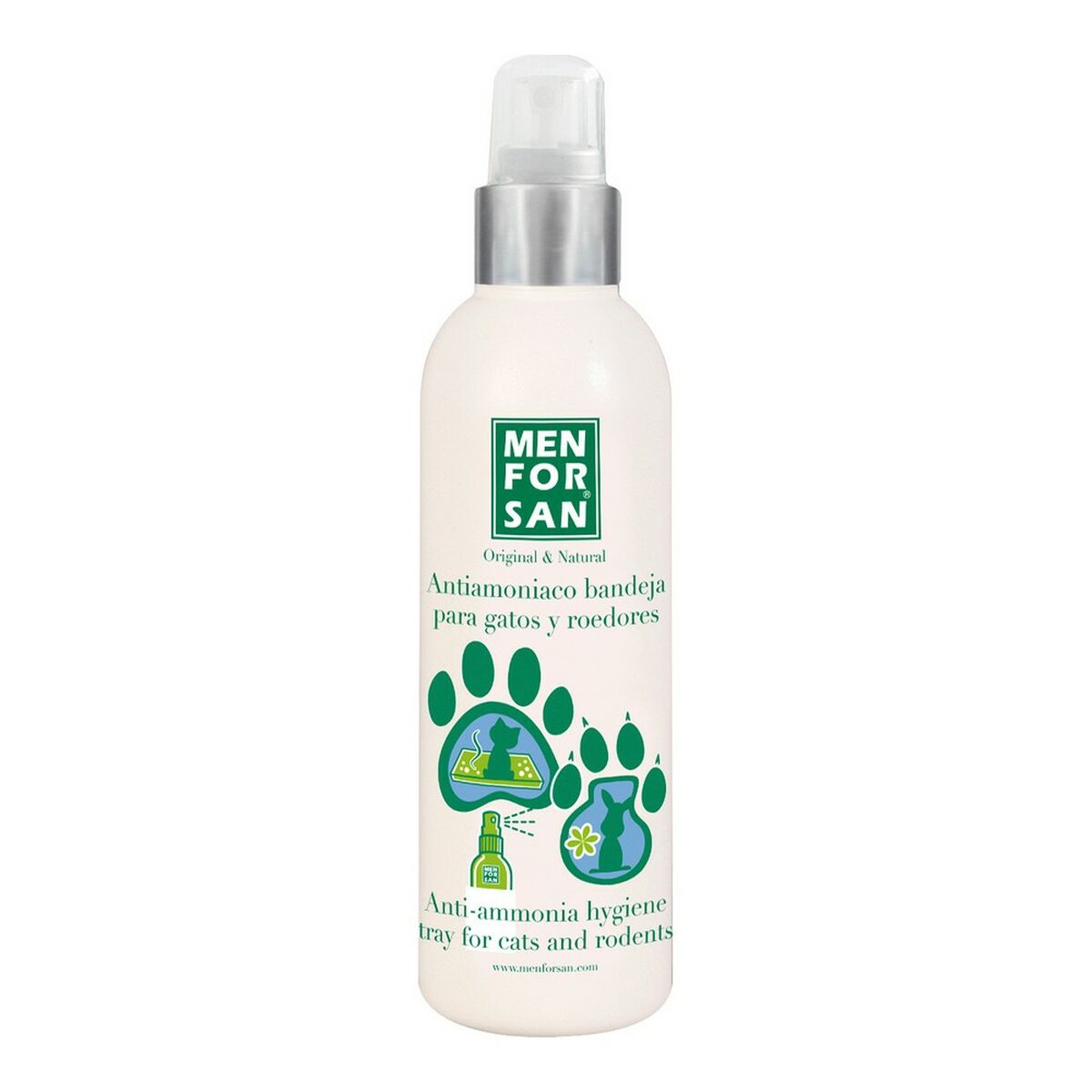 Anti-Ammonia Menforsan Rodents Cat Sandpit 125 ml Anti-Ammonia Menforsan Rodents Cat Sandpit 125 ml