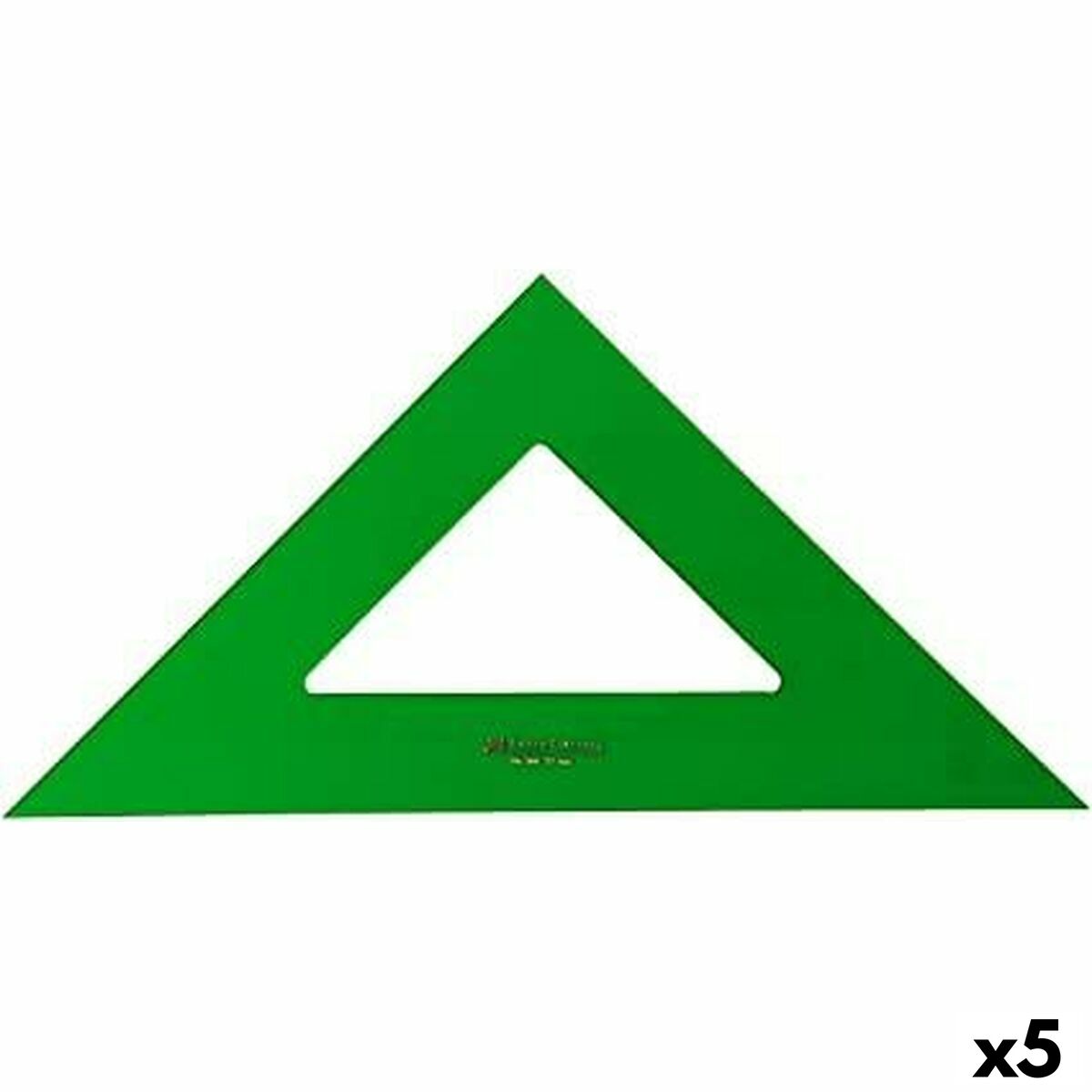 Set square Faber-Castell Green 12 cm (5 Units)