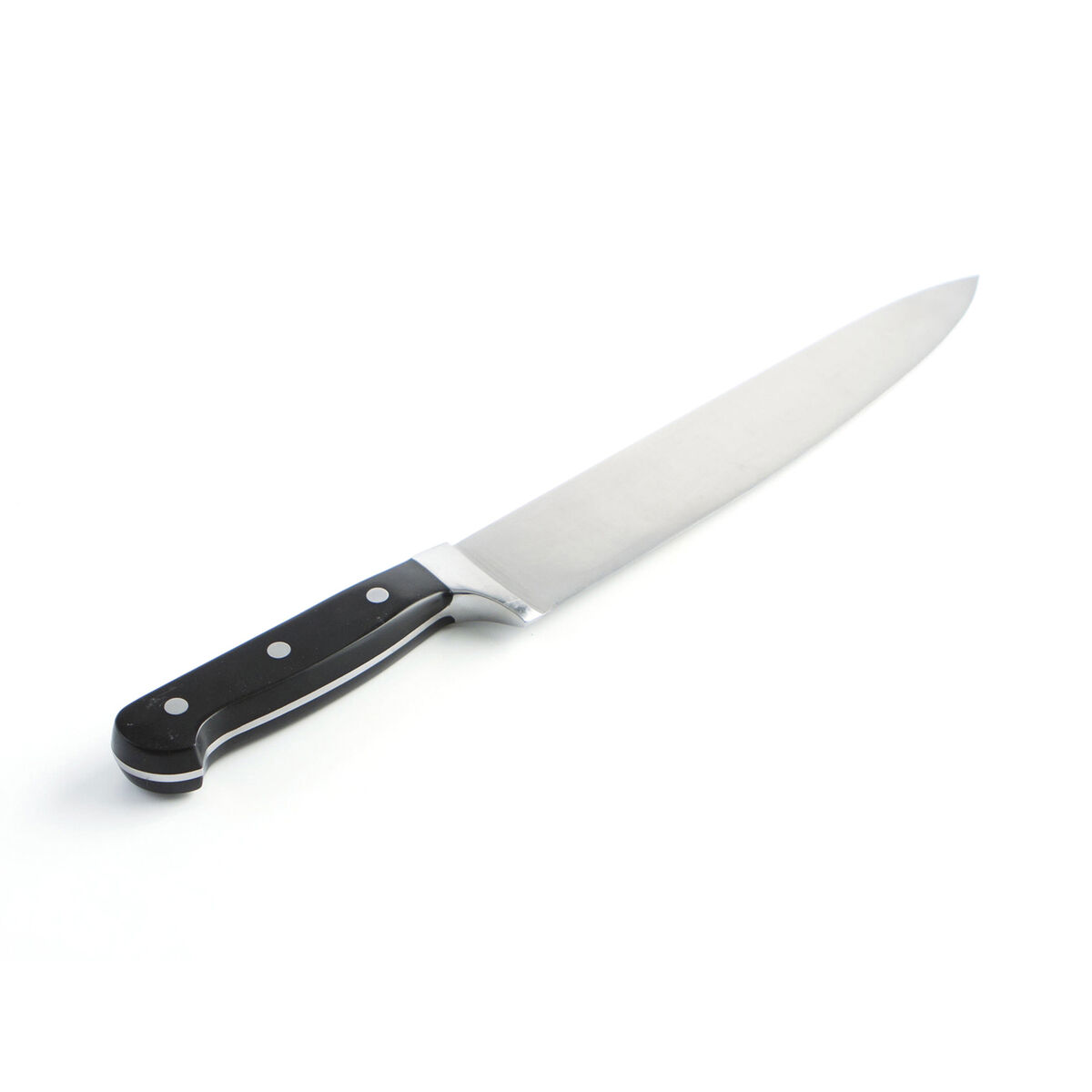 Chef’s knife Quid Professional Inox Chef Black Black Metal 25 cm (Pack 6x)
