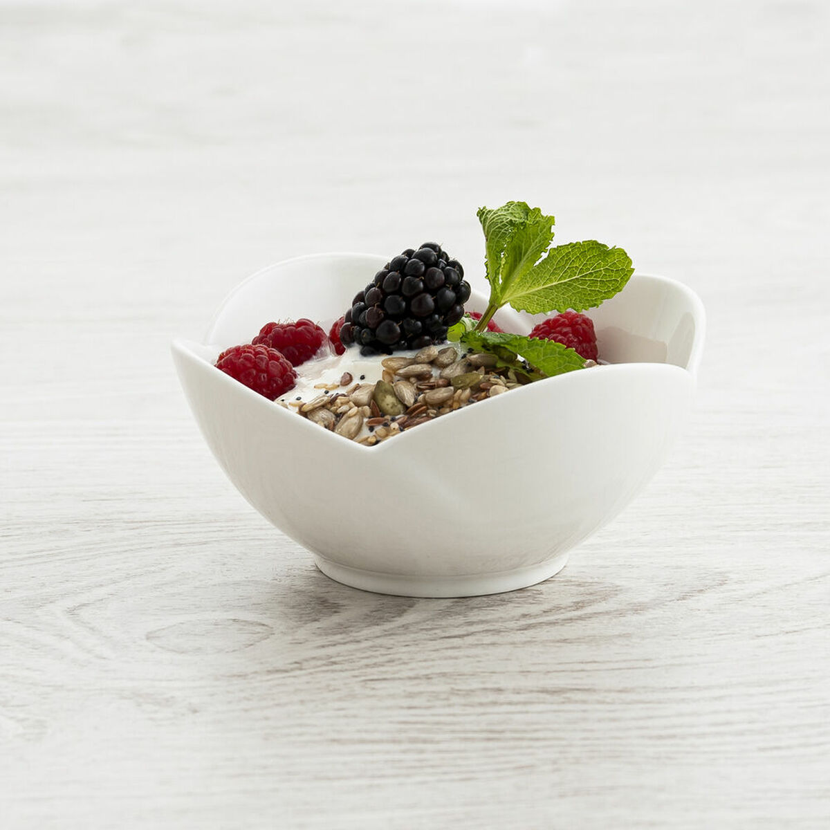 Tasting Set Quid Select White Ceramic (6 Units)