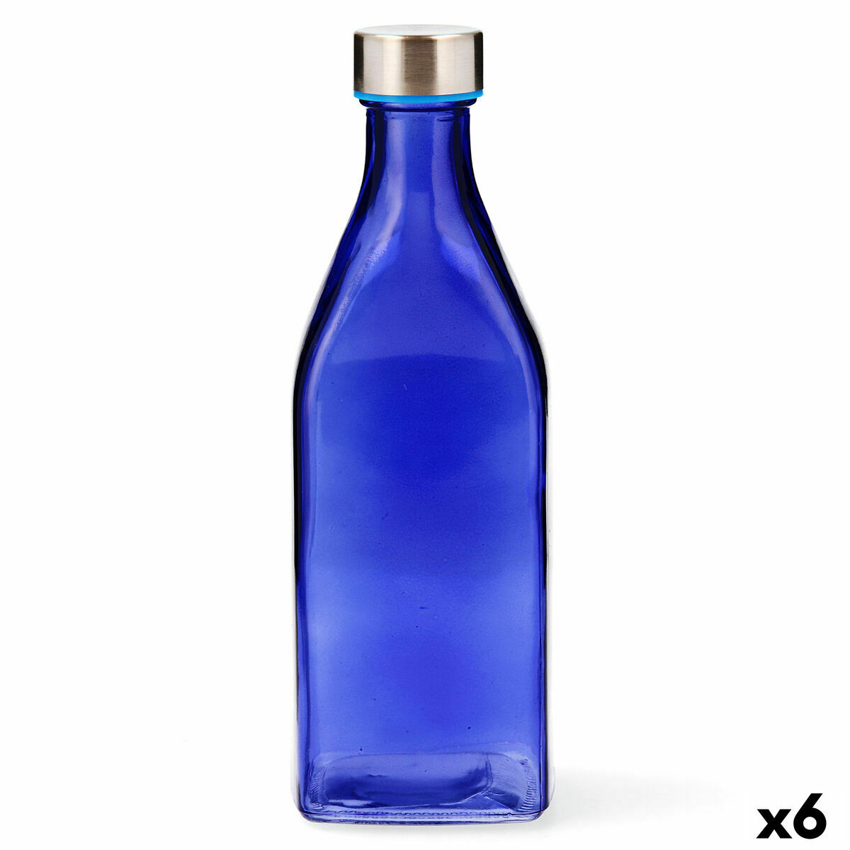 Bottle Quid Habitat Blue Glass 1 L (6 Units)