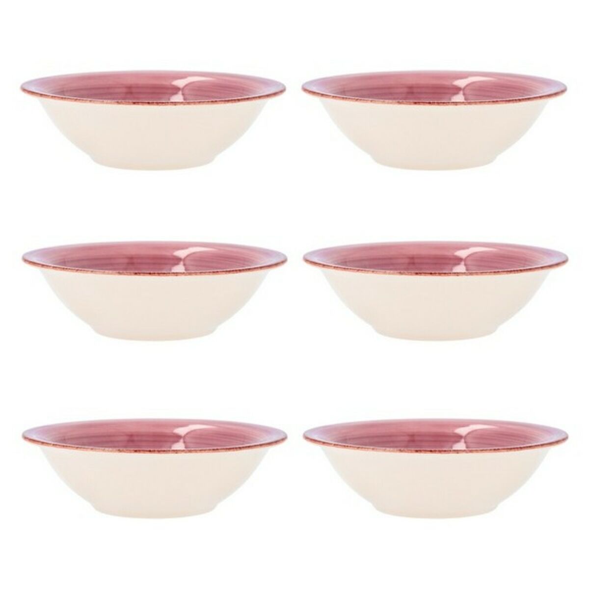 Snack Bowl Quid Vita Pink Ceramic 6 Pieces