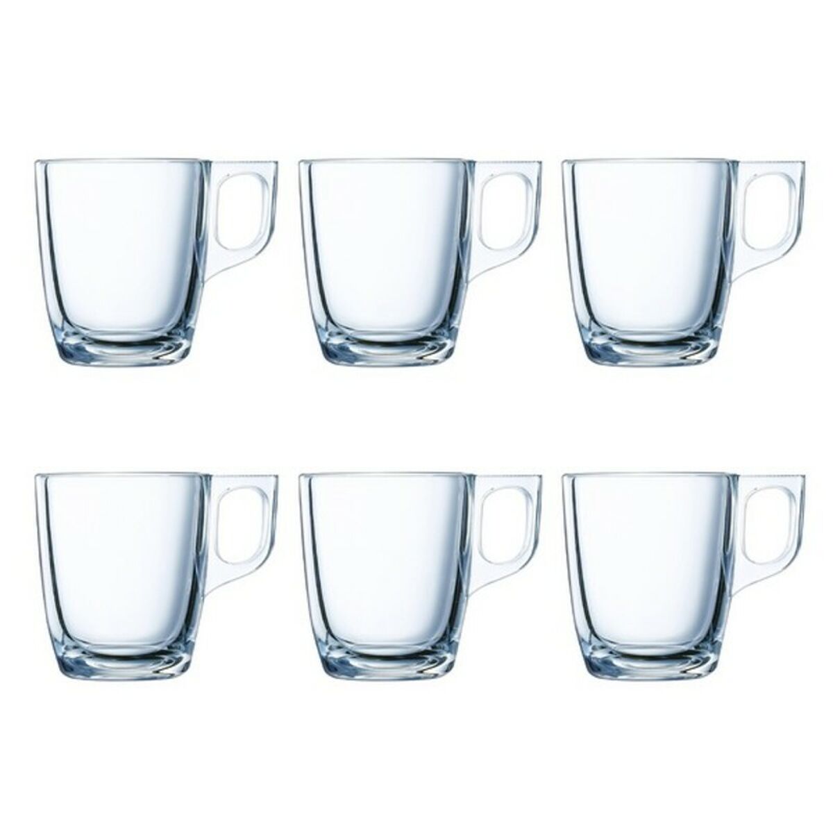 Piece Coffee Cup Set Luminarc Nuevo Transparent Glass 90 ml 6 Pieces