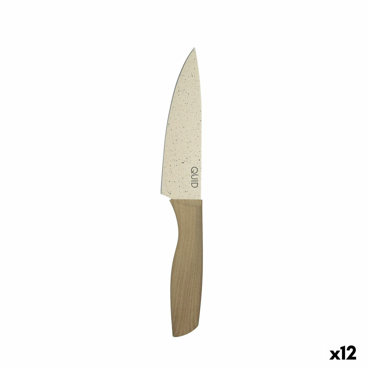 Chef’s knife Quid Cocco Brown Metal 15 cm (Pack 12x)
