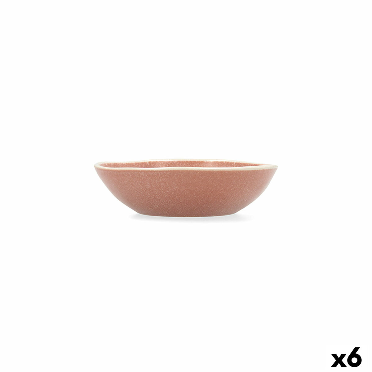 Snack Bowl Bidasoa Gio Brown Ceramic 15 x 4 cm (6 Units)