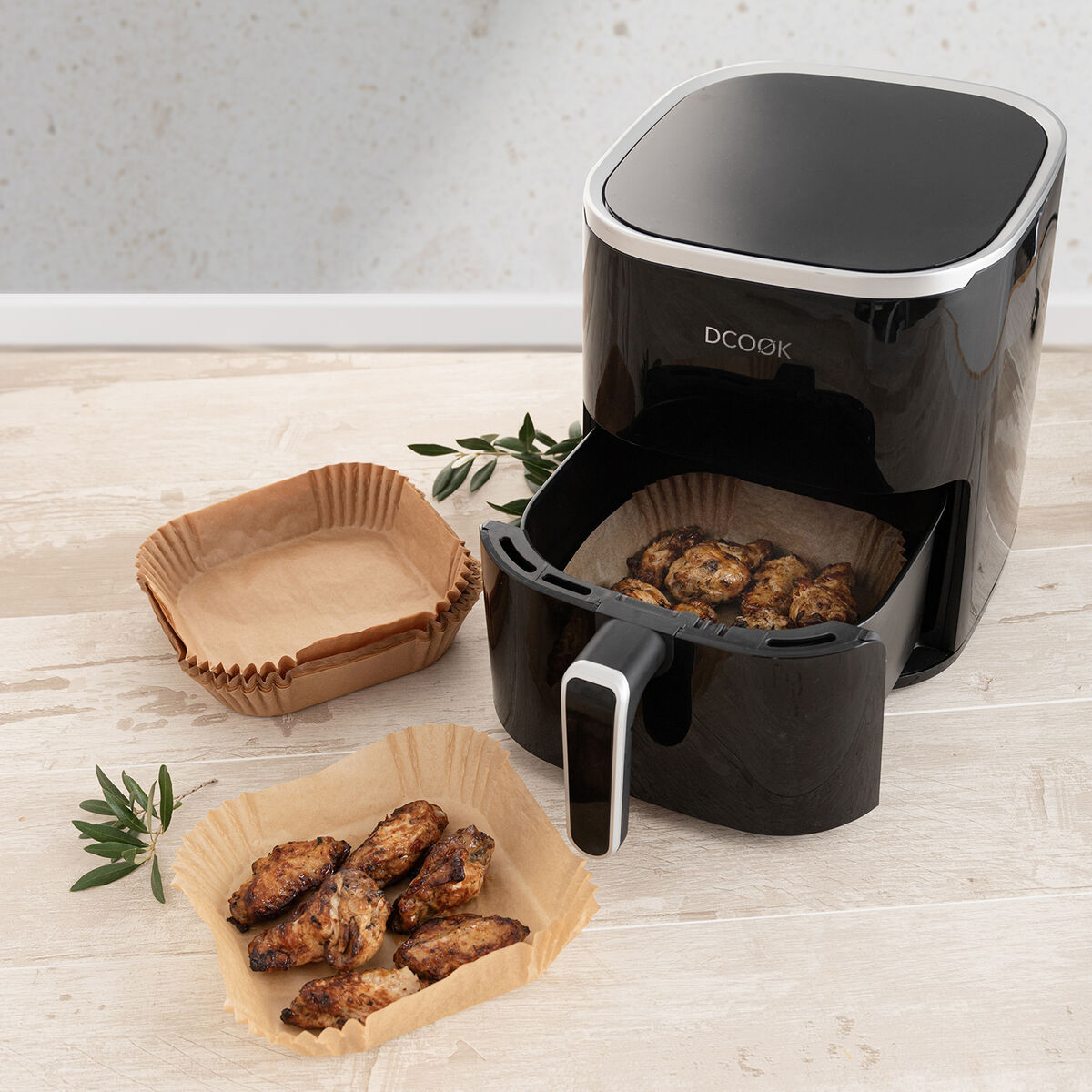 Air Fryer Basket Quid Naturalia Paper 20 x 4,5 cm 50 Units