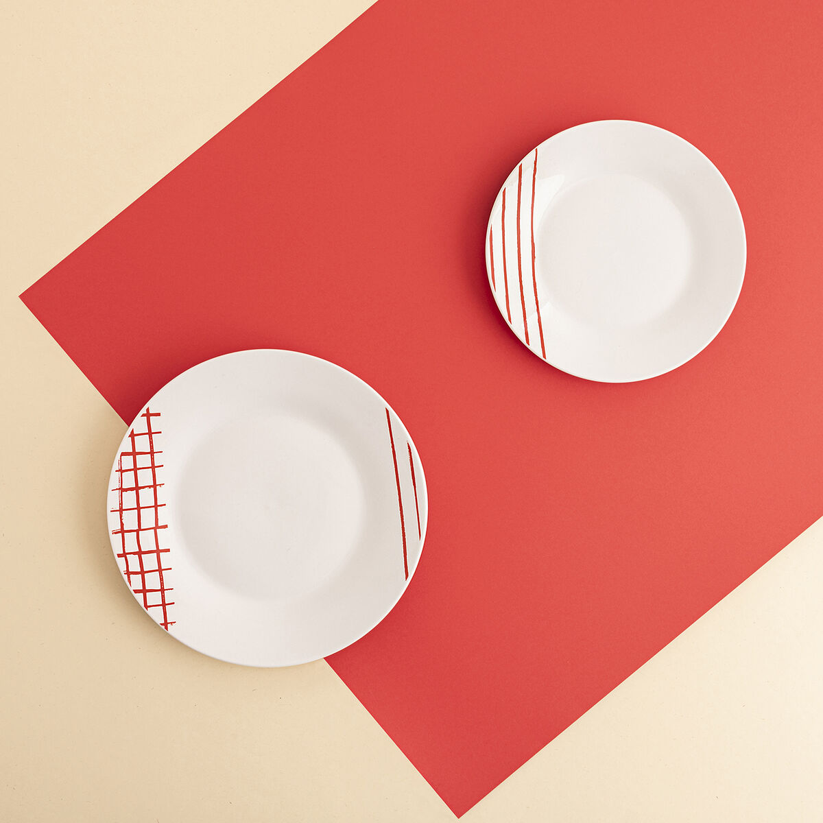 Tableware Quid Kansas Red Ceramic 18 Pieces
