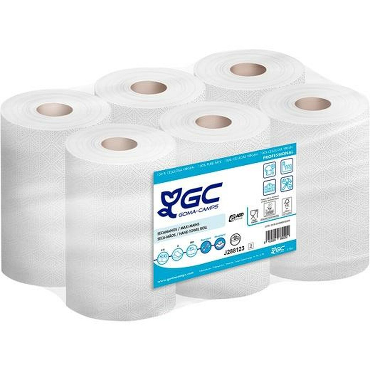 Hand-drying paper GC White 60 m Hand-drying paper GC White 60 m