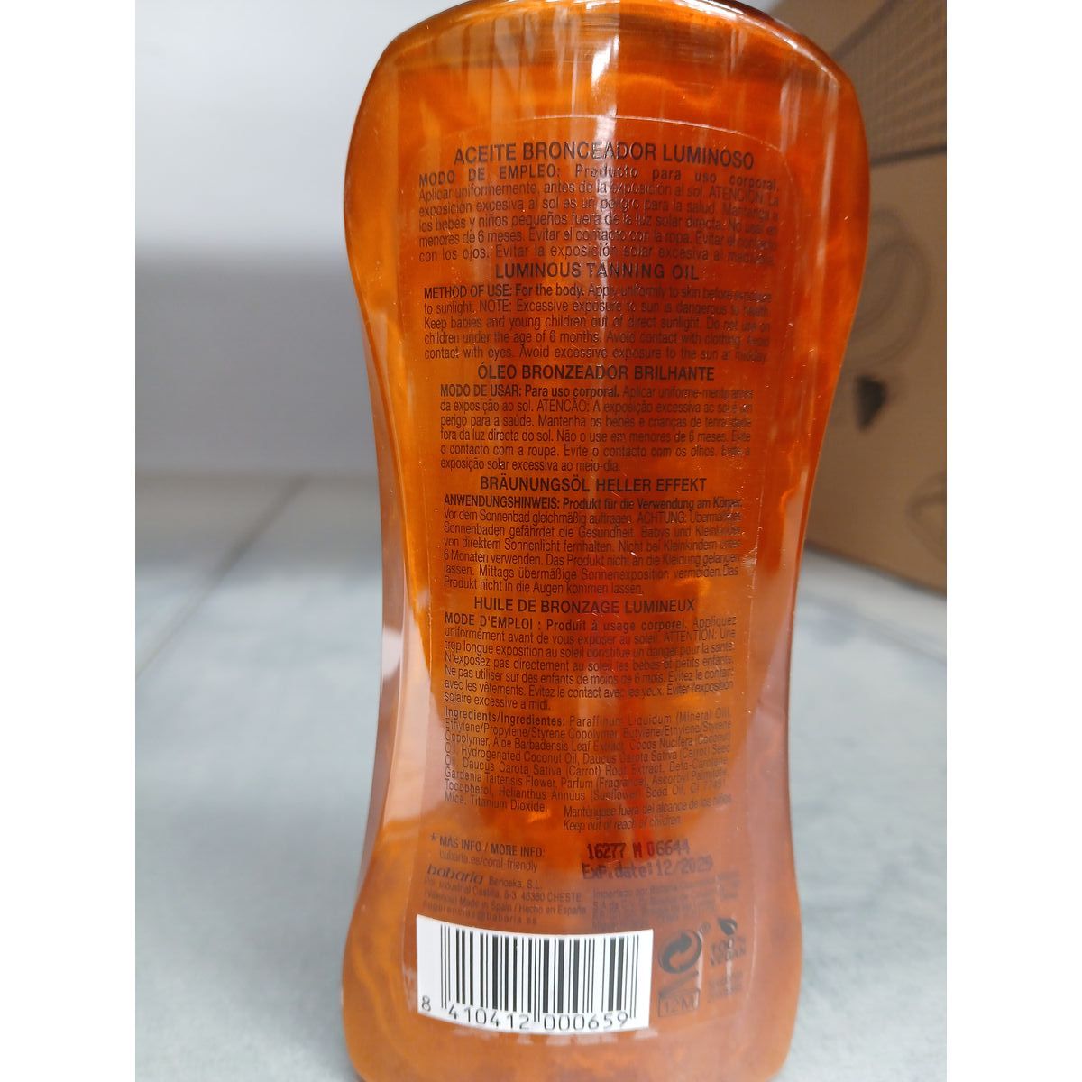 Tanning Oil Babaria 200 ml