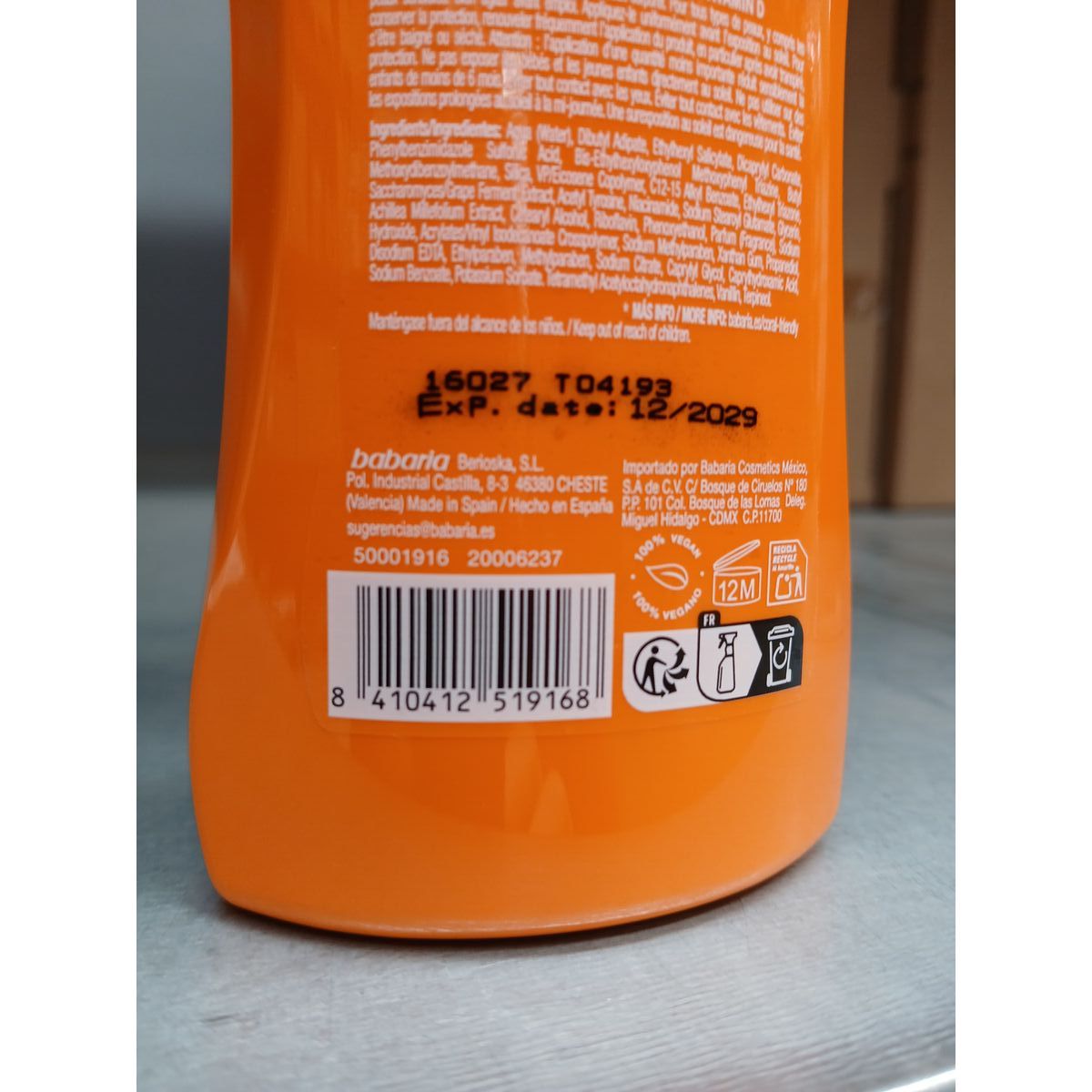 Spray Sun Protector Babaria Spf 30 200 ml Vitamin D