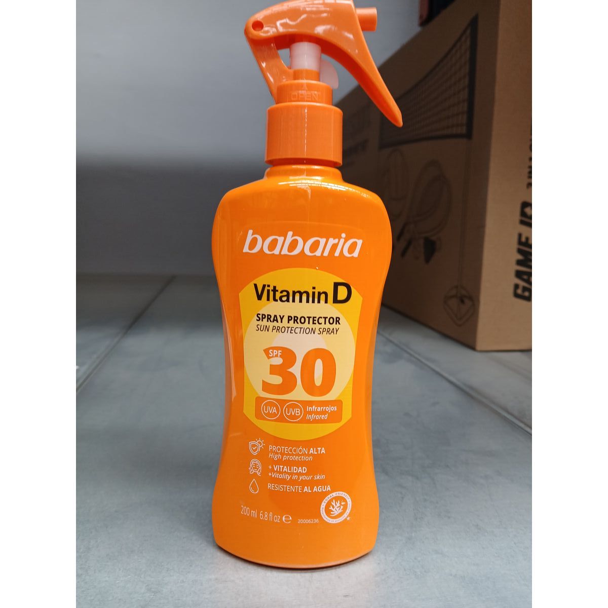 Spray Sun Protector Babaria Spf 30 200 ml Vitamin D