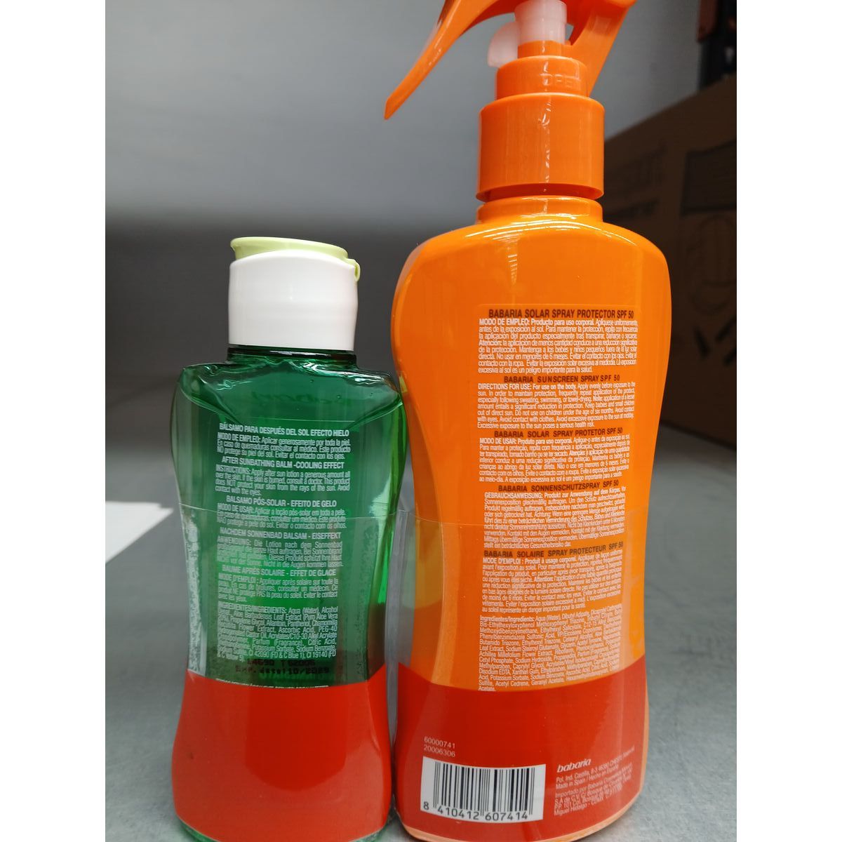 Spray Sun Protector Babaria Spf 50 100 ml Aloe Vera