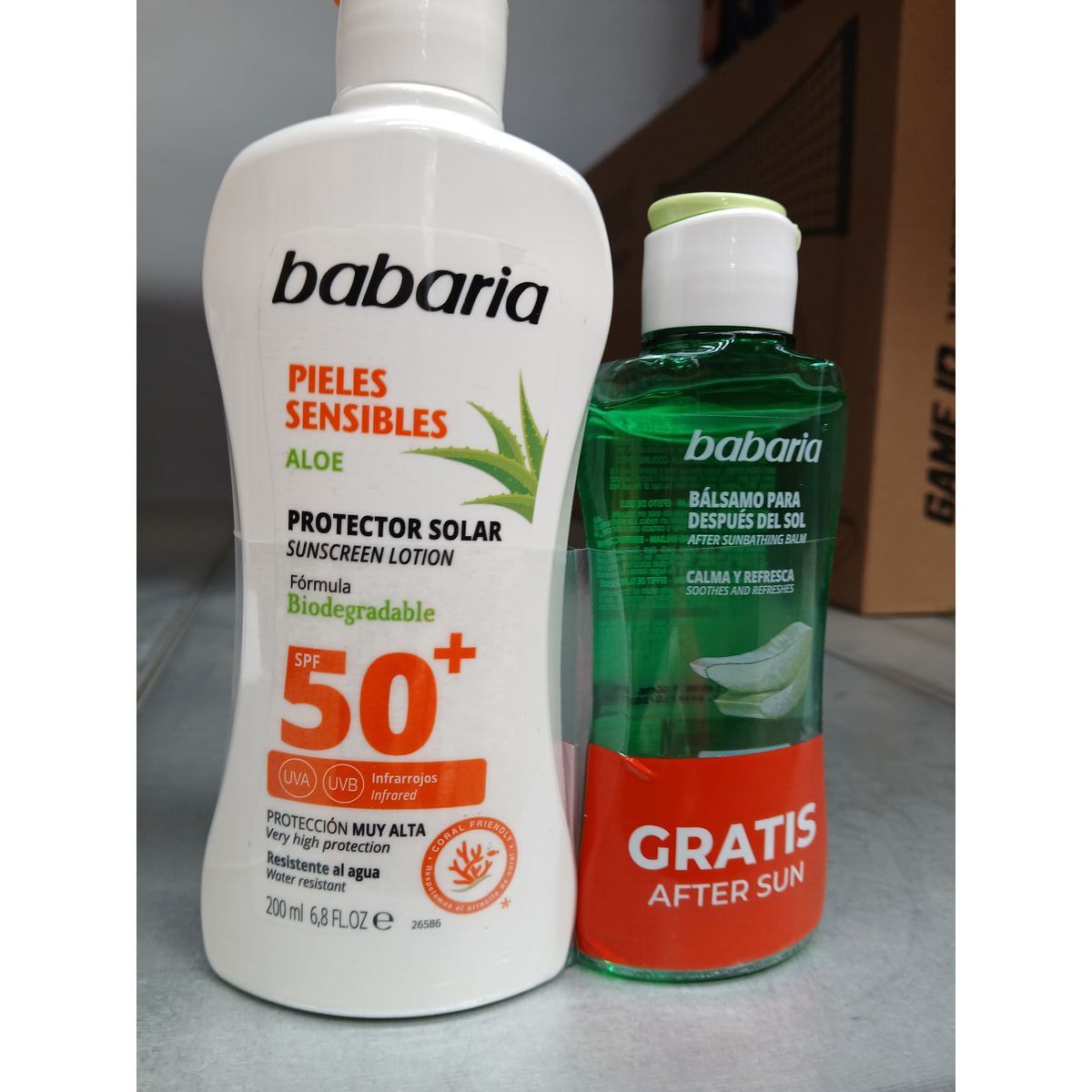 Sun Milk Babaria Spf 50 100 ml Sensitive skin