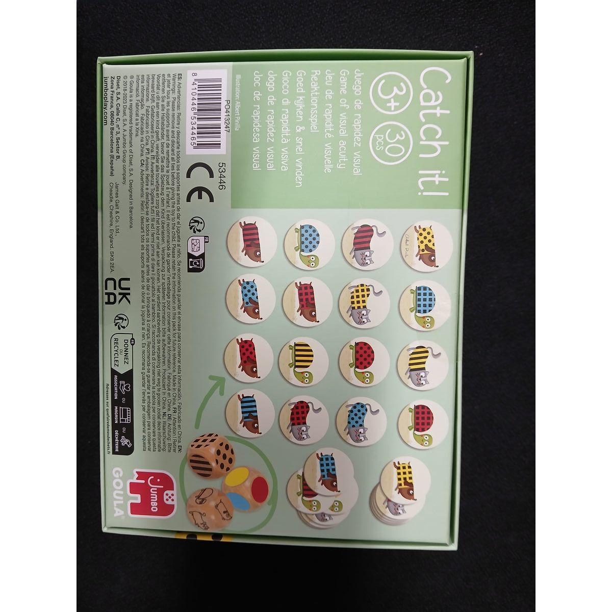 Memory Game Catch it Goula 53446 (30 pcs) (ES)