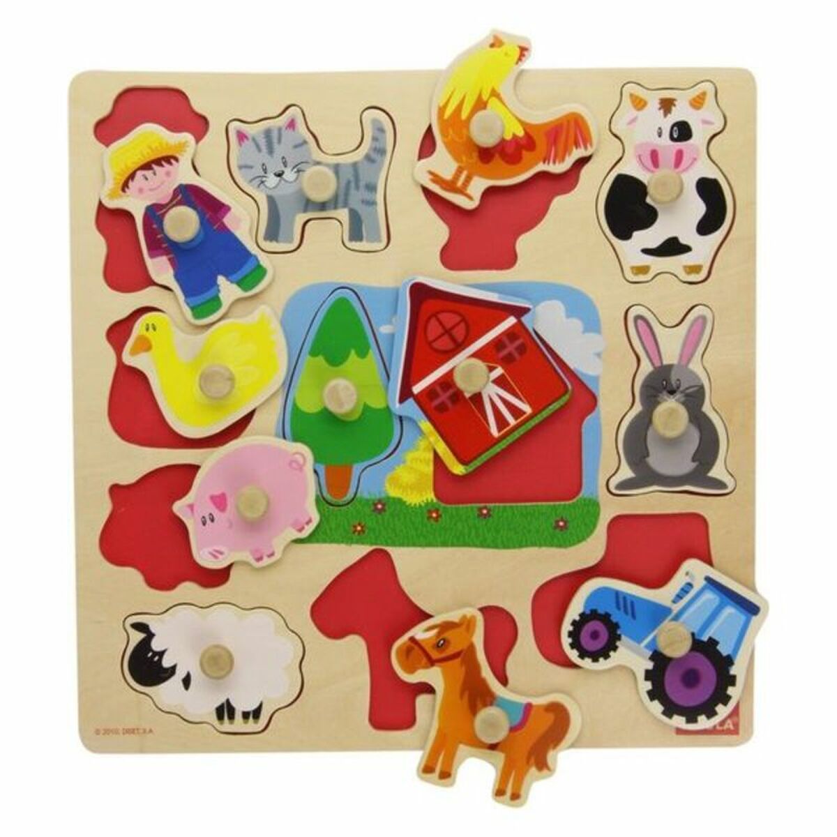 Child’s Wooden Puzzle Goula 53025 (12 pcs)